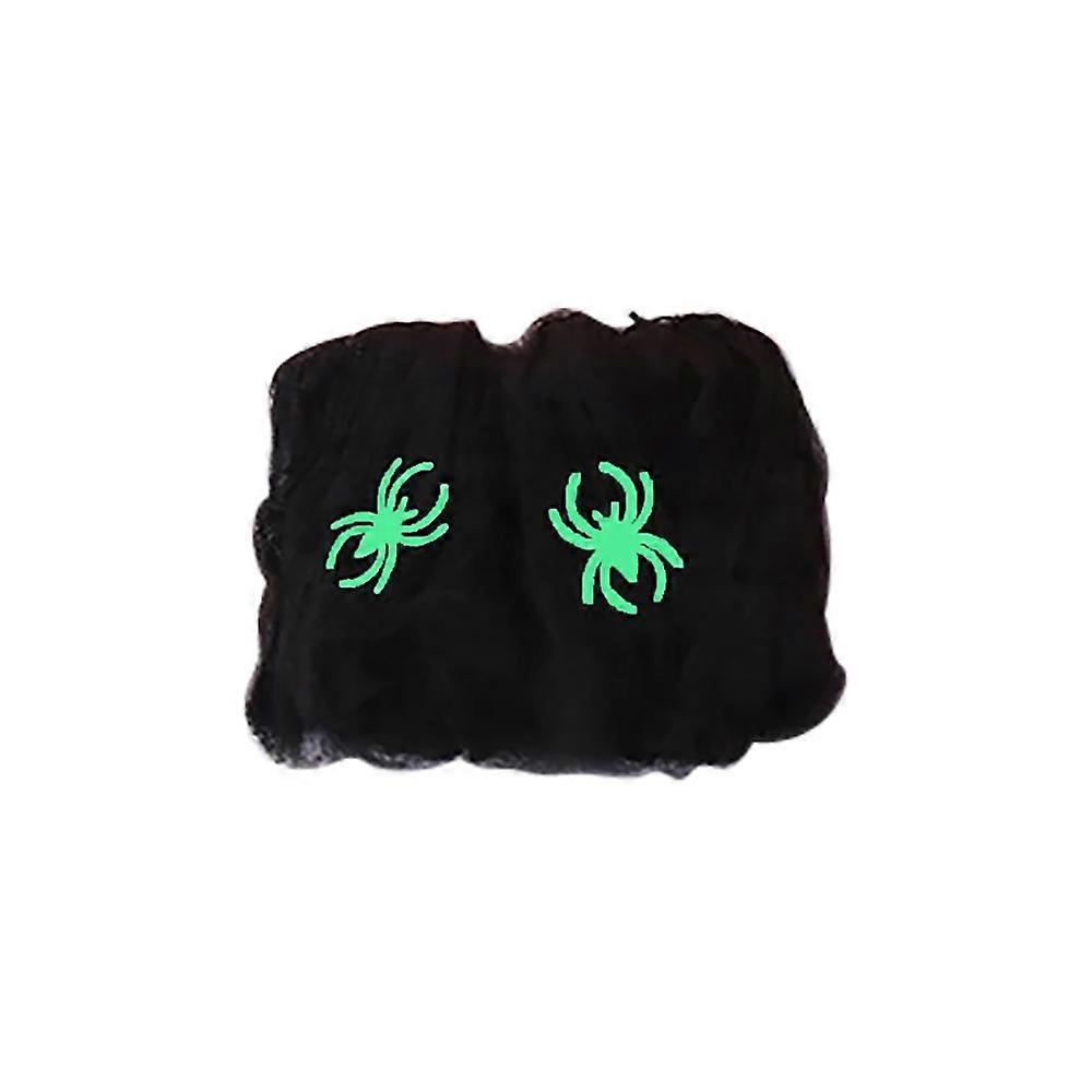 Artificial Spider Web,Horror Spider Web Halloween Decorations,Stretchy Cobweb With Spider,Gothic Horror Home Decor