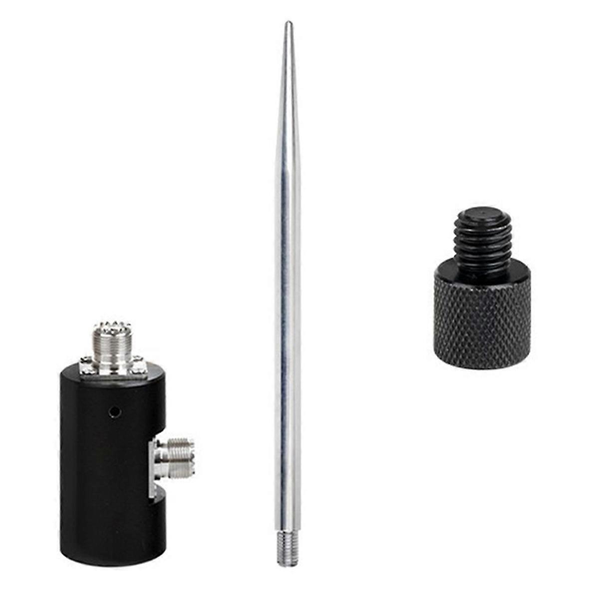 DIY Portable Aluminum Vehicle Shortwave Antenna Base with M-Female Interface for Outdoor Installation