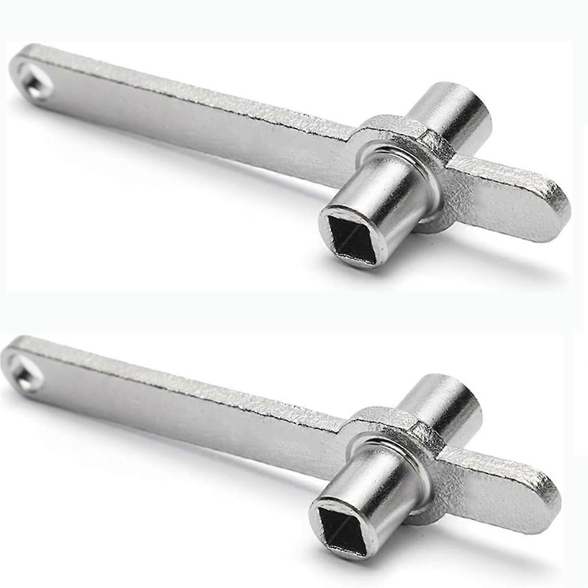 2pcs Air Outlet Handle Heater Radiator Plumbing Tools