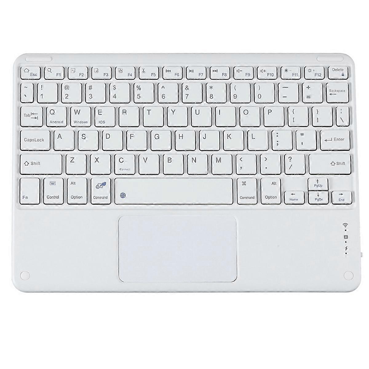 Wireless Keyboard Bluetooth Keyboard for PC Tablet Gaming White