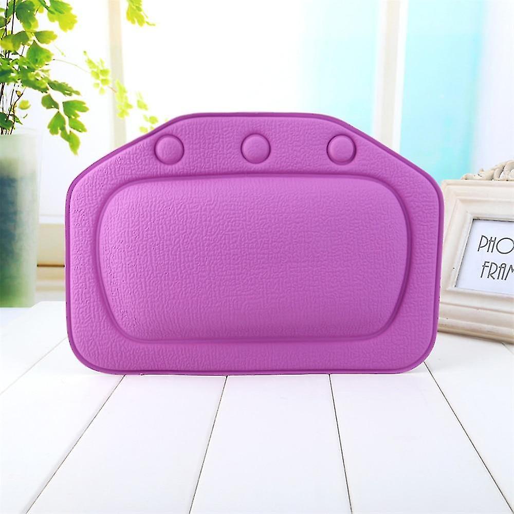 Bath Pillows Soft Waterproof Pvc Head Neck Rest Bathtub Pillow Headrest With