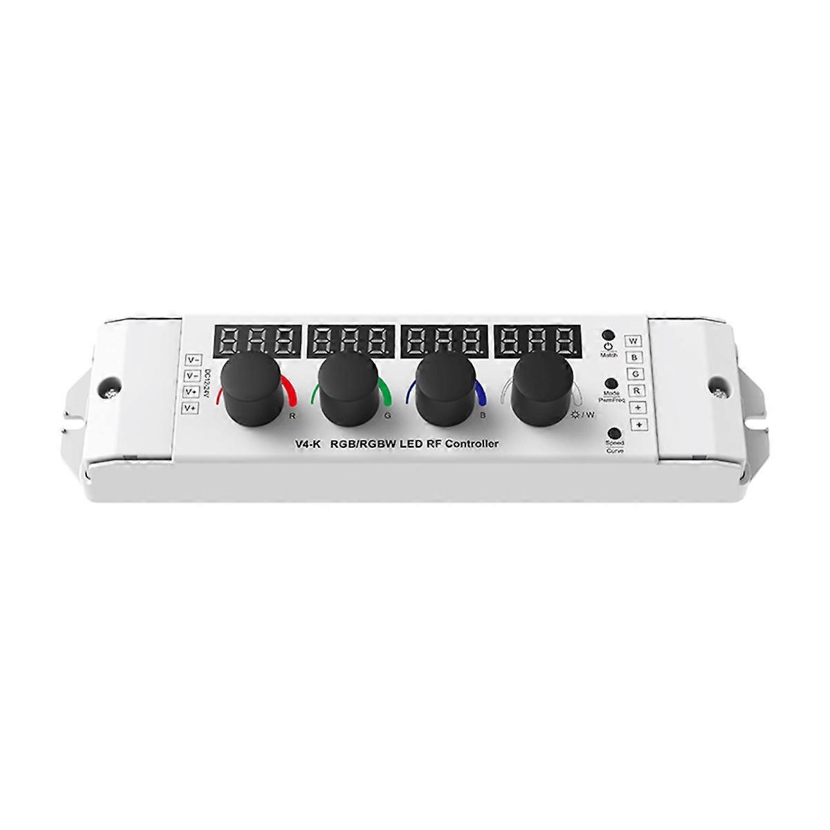 12-24VDC 4 Knob Key RGB/RGBW LED Dimmer RF Controller