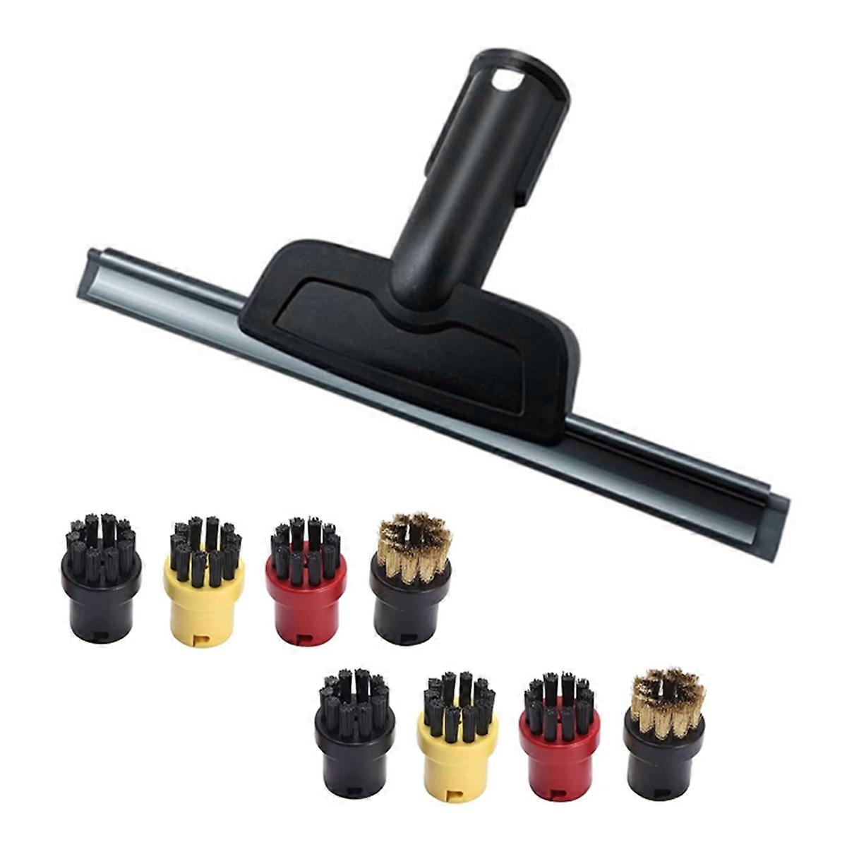 Window Nozzle Brush Head Squeegee Round Brush Accessories