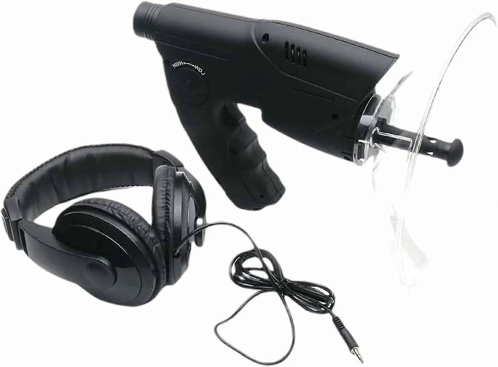 Parabolic Microphone Monocular Long Range Listening Telescope 200M Bird Watching Bionic Ear Sound Amplifier