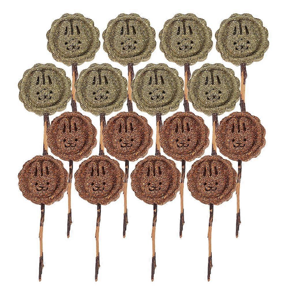 Small Pet Teething Toys 80 Pcs Oral Health Chew Sticks Rabbits Guinea Pigs Unique Shapes Alone Time