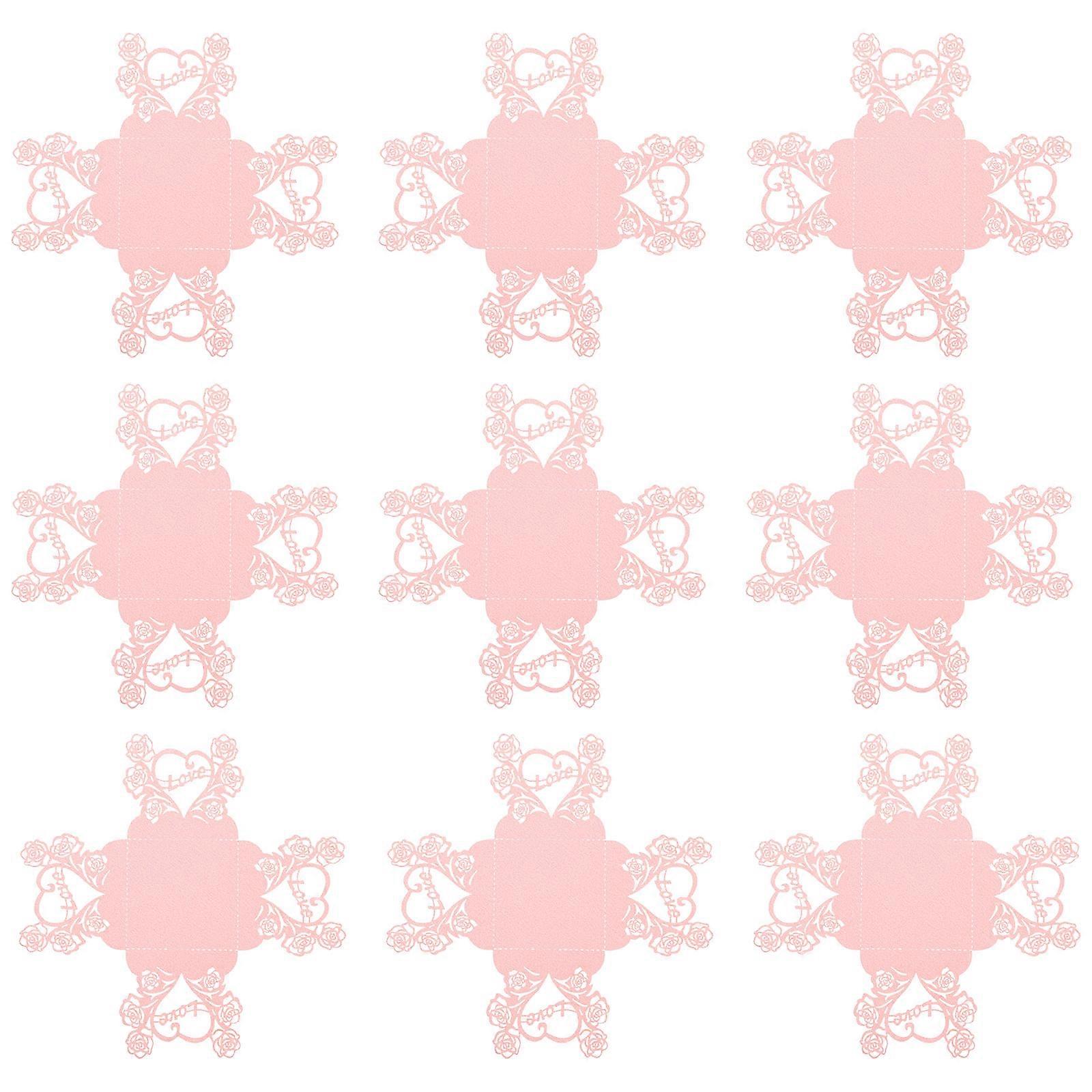 Hollow Candy Wrappers 250 Pcs Chocolate Packaging Ideal For Weddings And Tea Parties Pink Prevent Rolling And Decorating