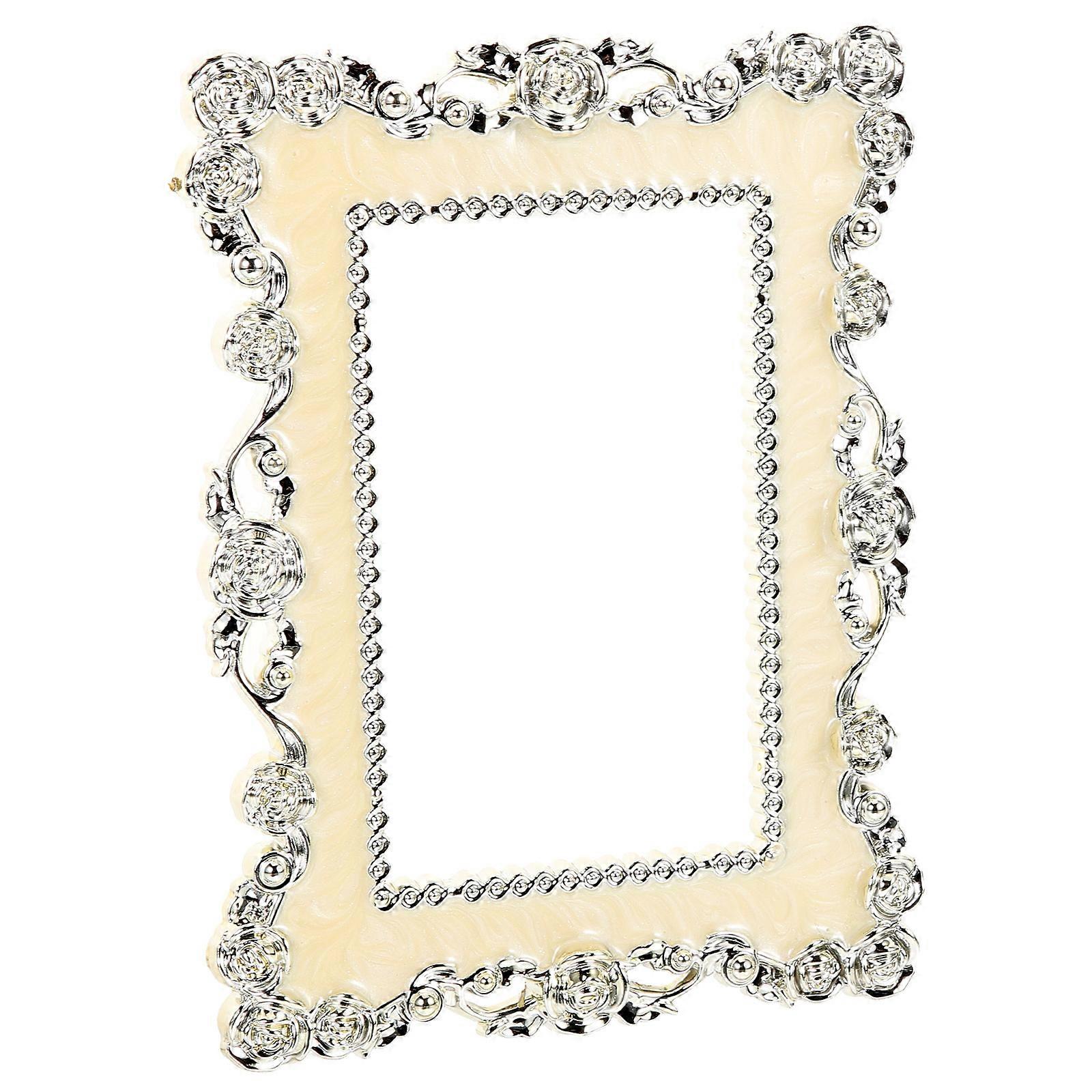 Light Plate Decor Embossed Decor Light Plates Rectangular Wall Decoration Silver 7.5×5.5×0.2in Protection for Light Switch 1Set
