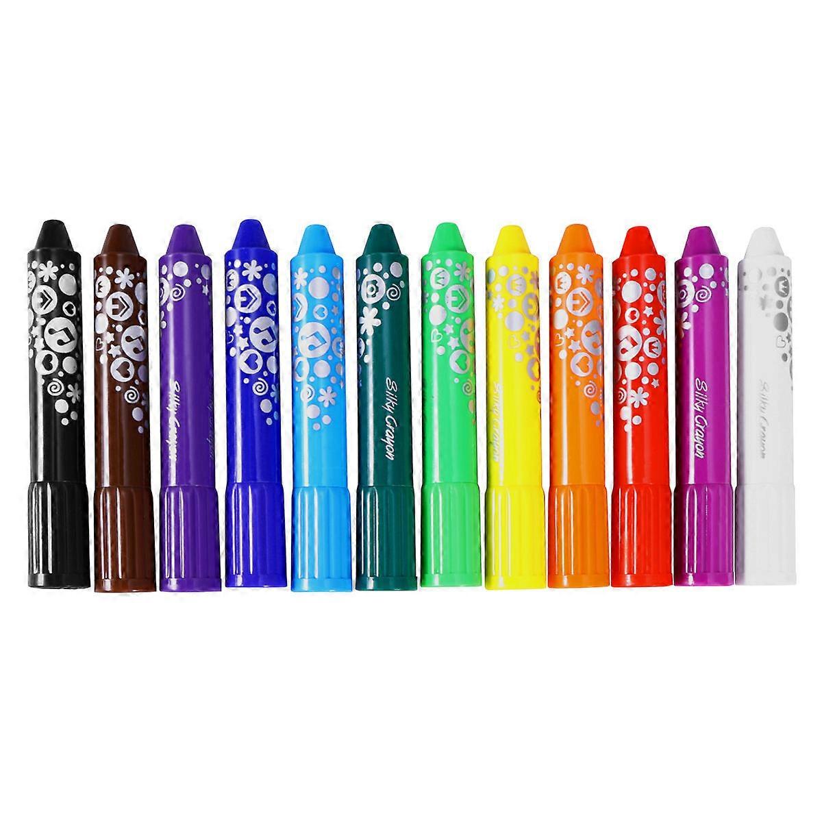 36Pcs Washable Rotating Crayons for Kids Use Painting Tools Set