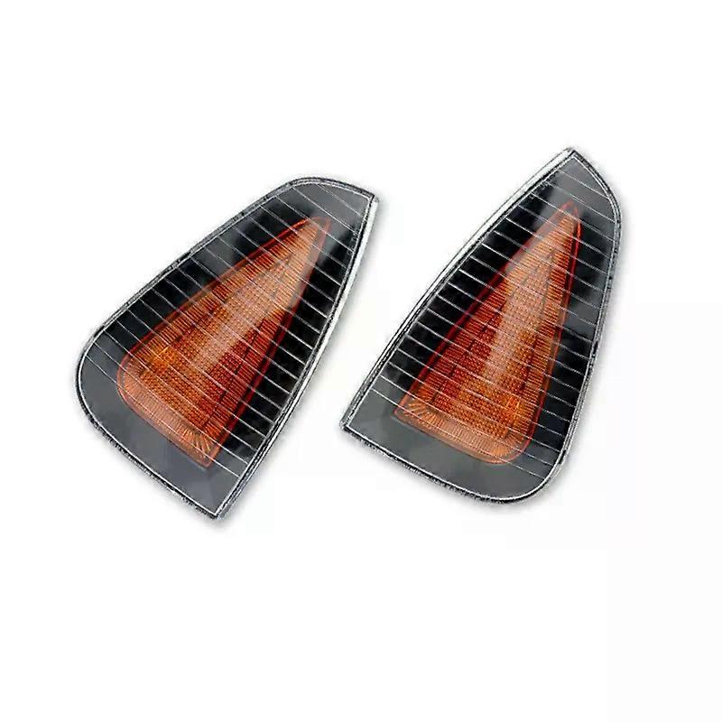 Apply Smoked / Chrome Lens Car Front Side Marker Indicator Light Housings For 2006 2007 2008 2009 2010 Dodge Charger, No Bulb / Socket