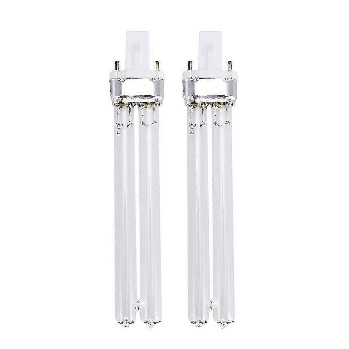 2個 11W 紫外線消毒ライトランプ UV殺菌電球 殺菌装置 水槽用 (G23 ランプベース)