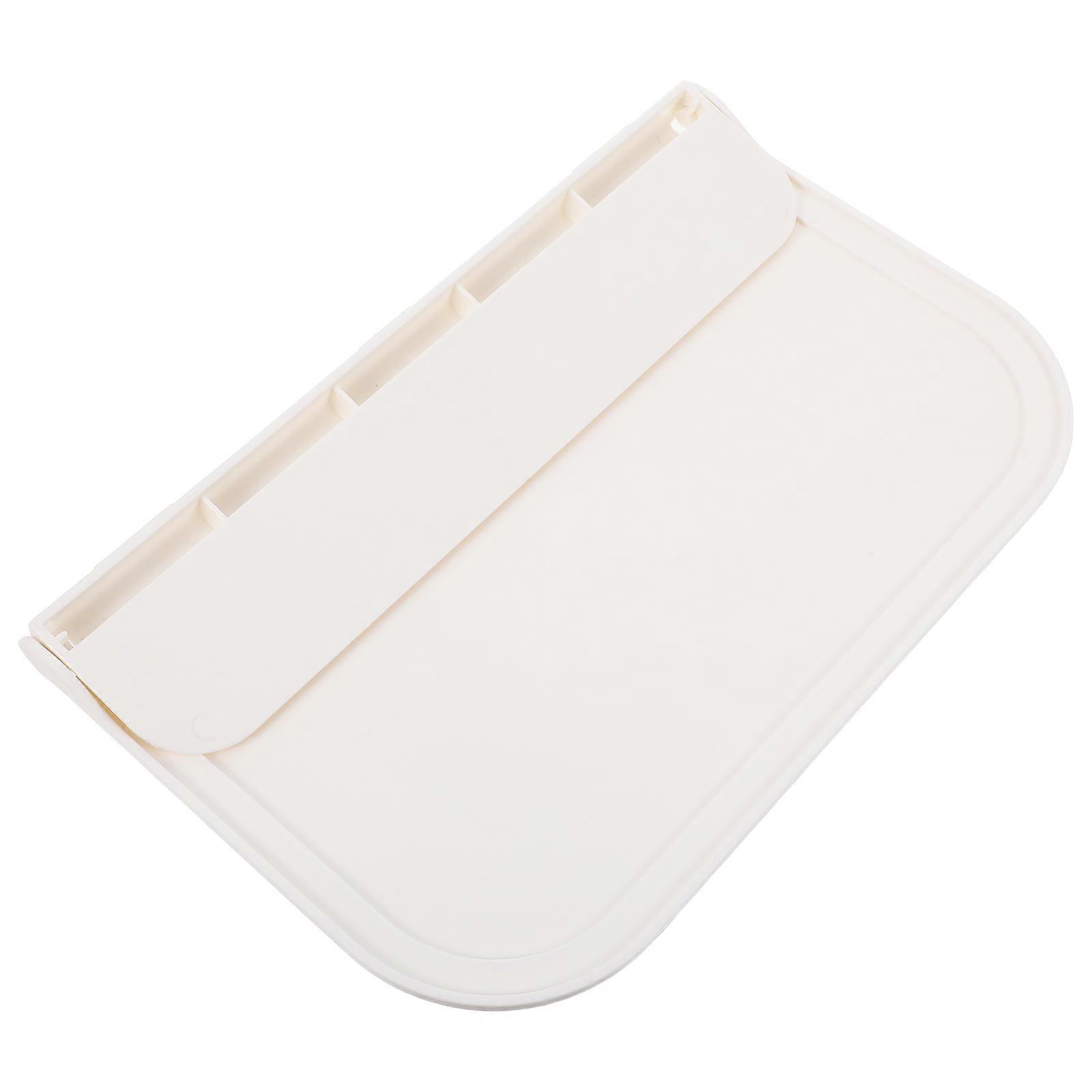 Foldable Floating Shelf White Rack for Storage 4Pcs Wall-Mounted Hanging Shelf