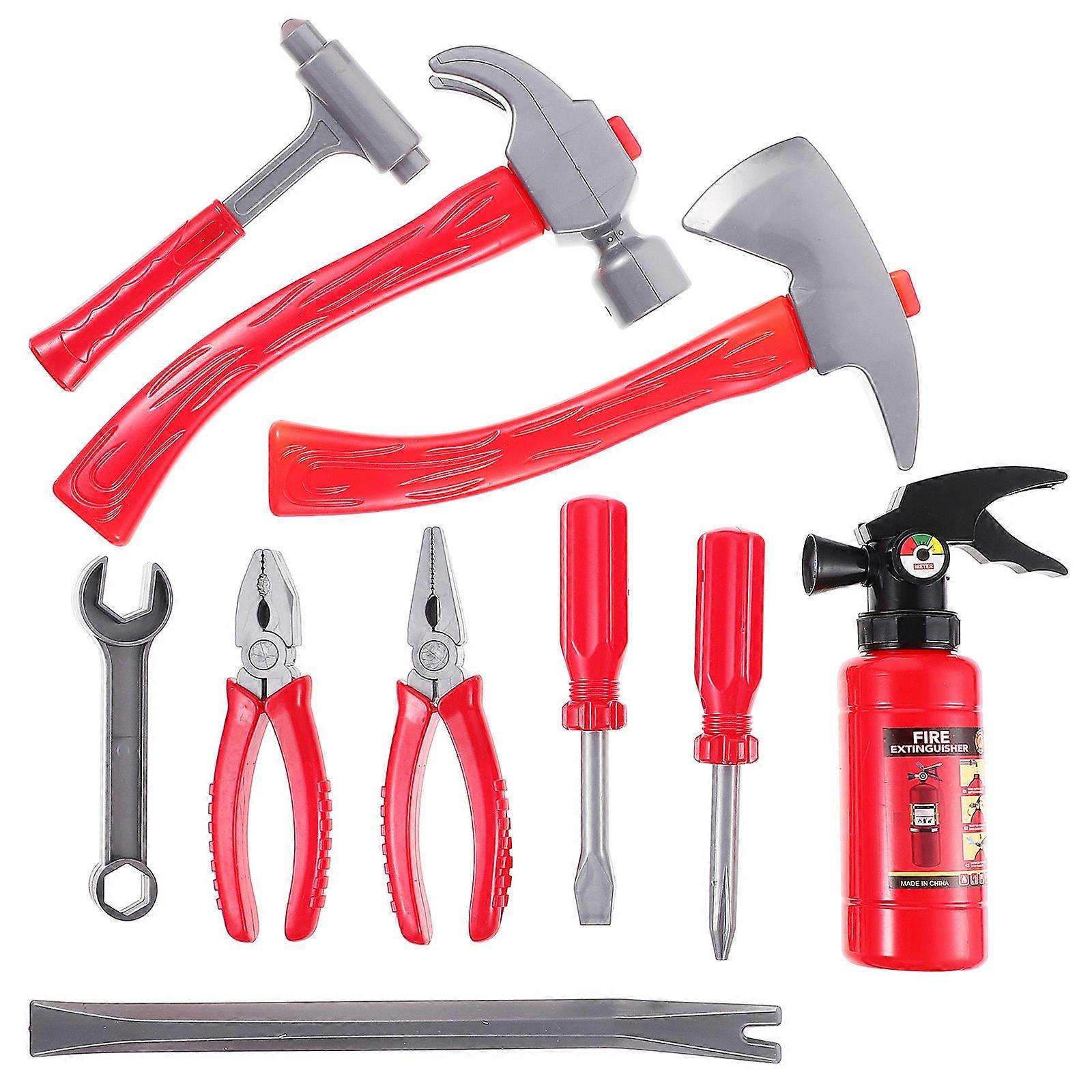 Educational Fire-Fighting Prop Fireman Role-Play Set 4Sets for Kids