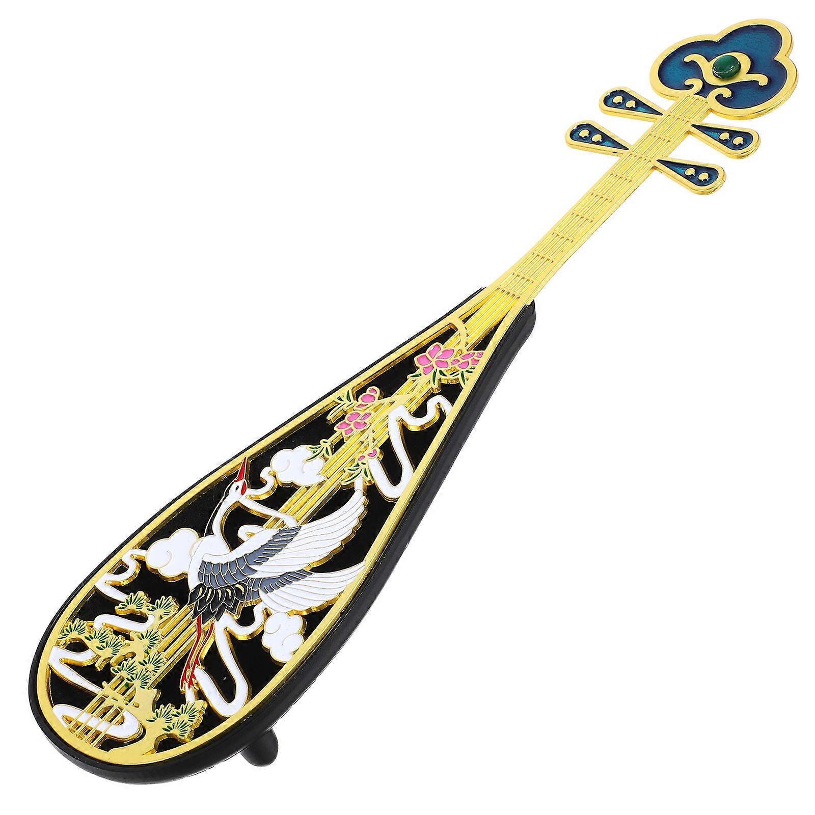 Incense Holder Pipa Shape Incense Burner for 4Pcs Home Use