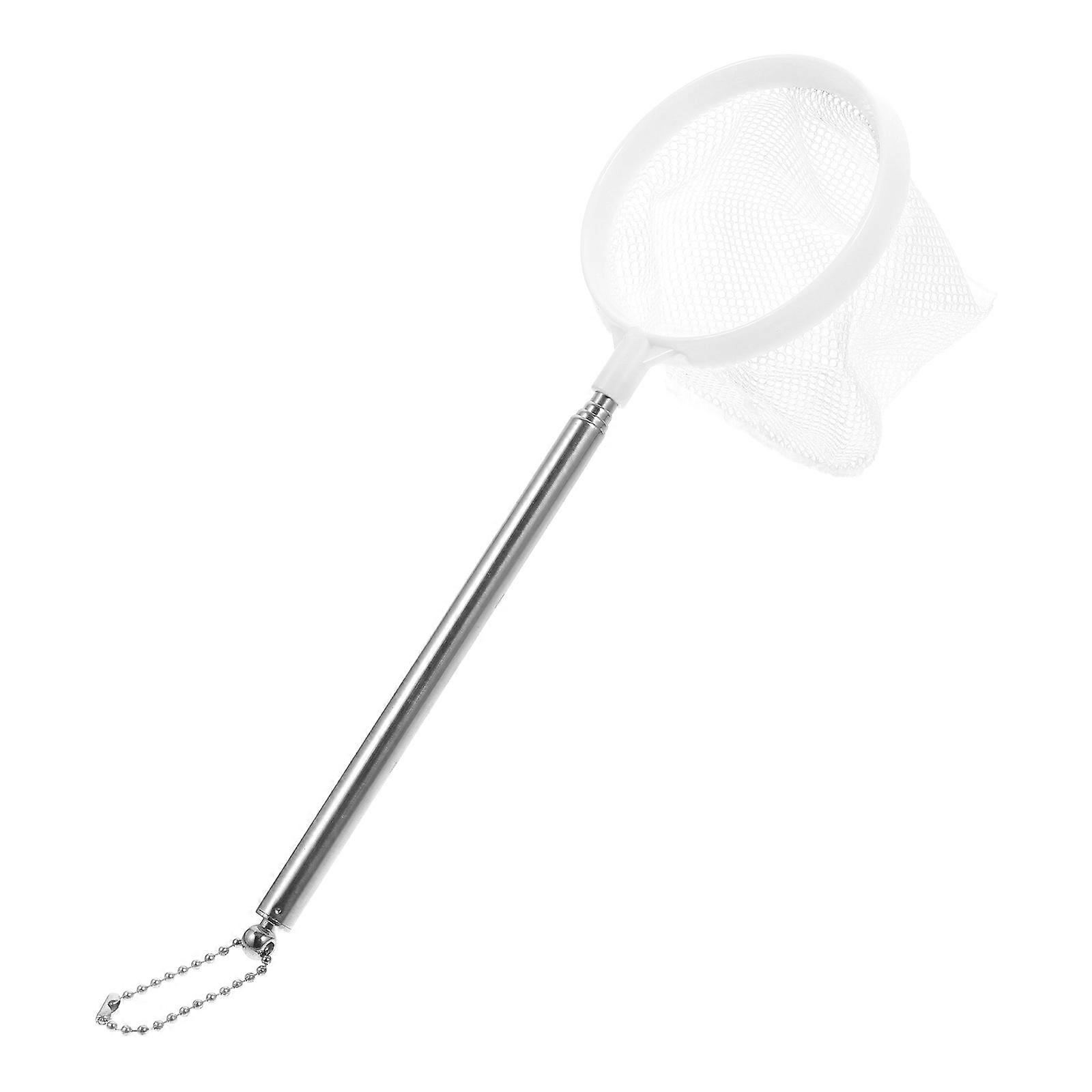 Fine Mesh Shrimp Net with Telescopic Stainless Steel Handle for Aquarium