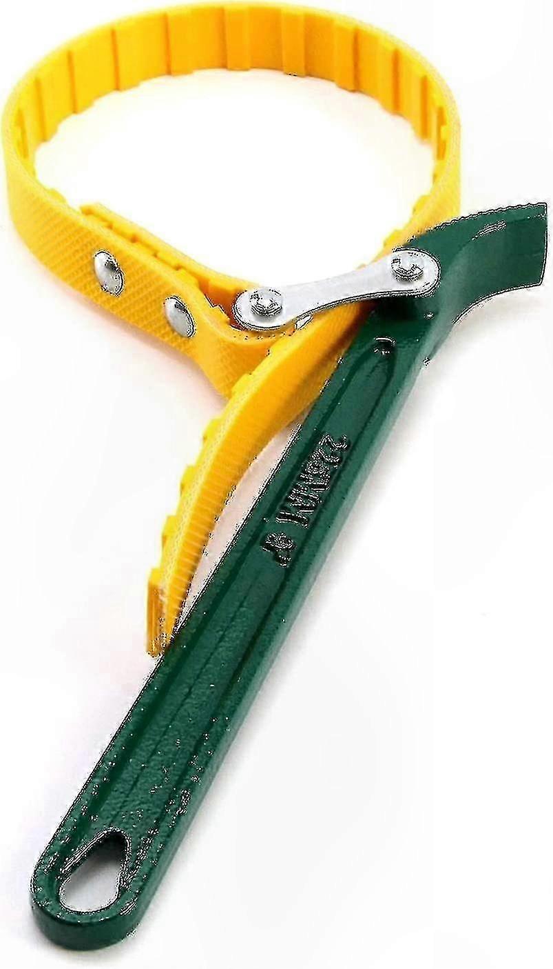 9" Adjustable Belt Strap Wrench for Oil Filter Removal, Multi-Purpose Opener Tool