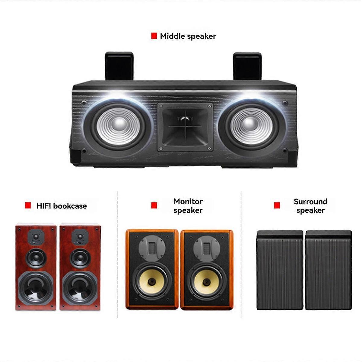 1Pcs Sound Speaker Wall Mount Speaker Bracket Hanger Adjustable B