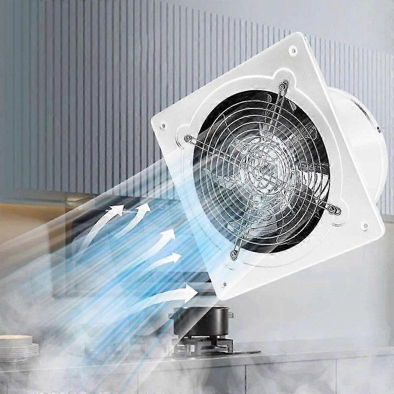 주방 오일 흄 환기 팬 사일런트 배기 팬 욕실 창 장착 강력한 배기 팬 FLYE3669