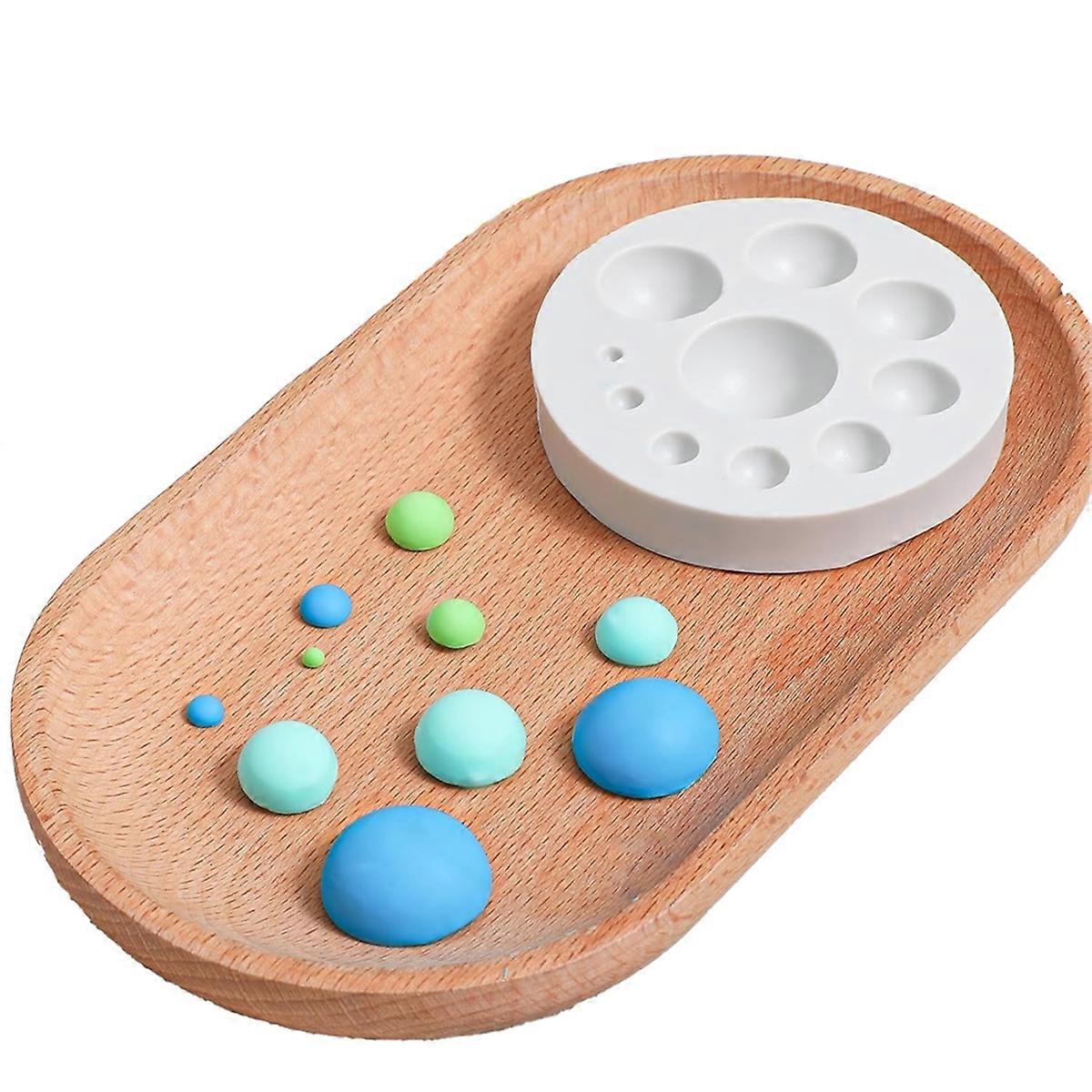 Half Round Polymer Clay Molds