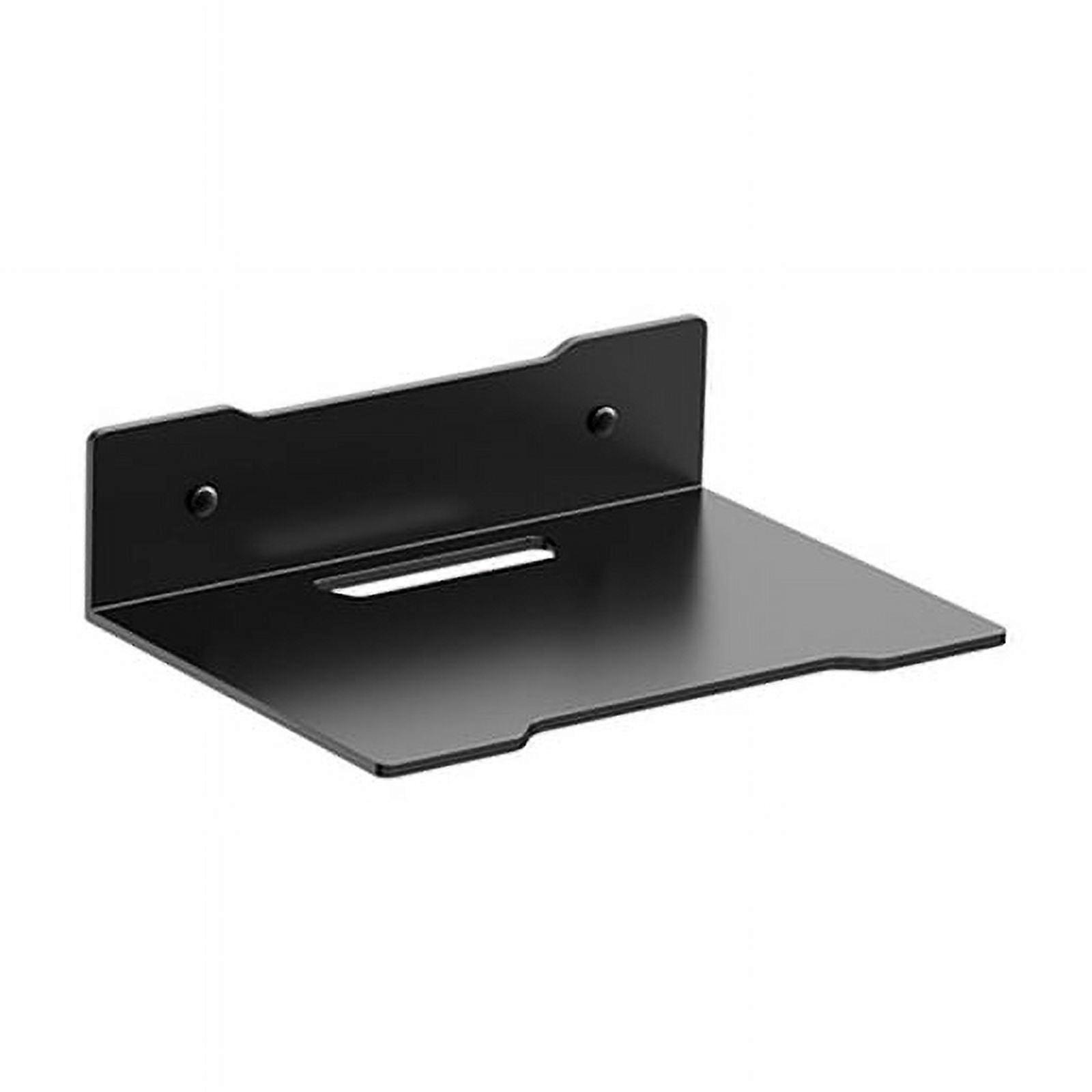 Wall Shelf Holder Floating Shelf Stand Wall Mount Storage Rack for TV Projector Speaker Camera Router, Medium