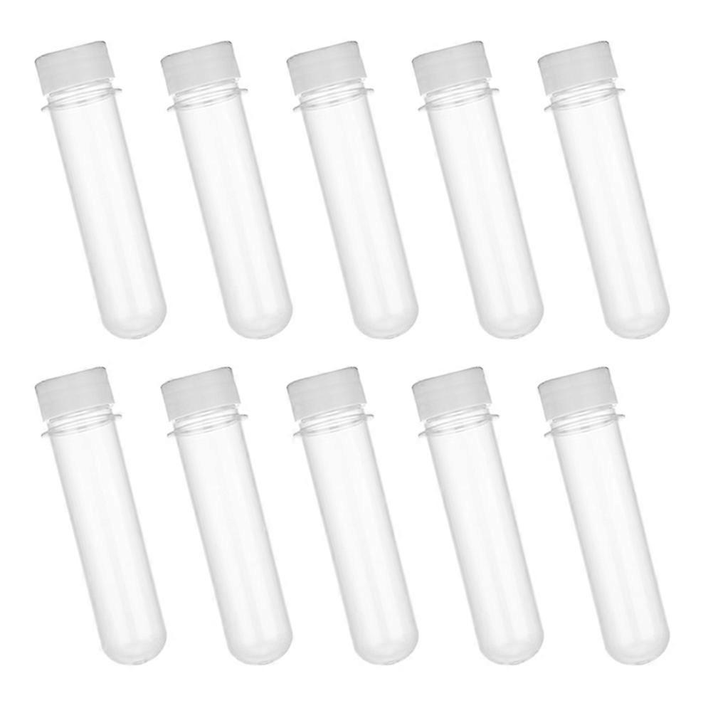Clear Candy Storage Tubes with Lids for Plastic Storage 50Pcs Portable Tubes