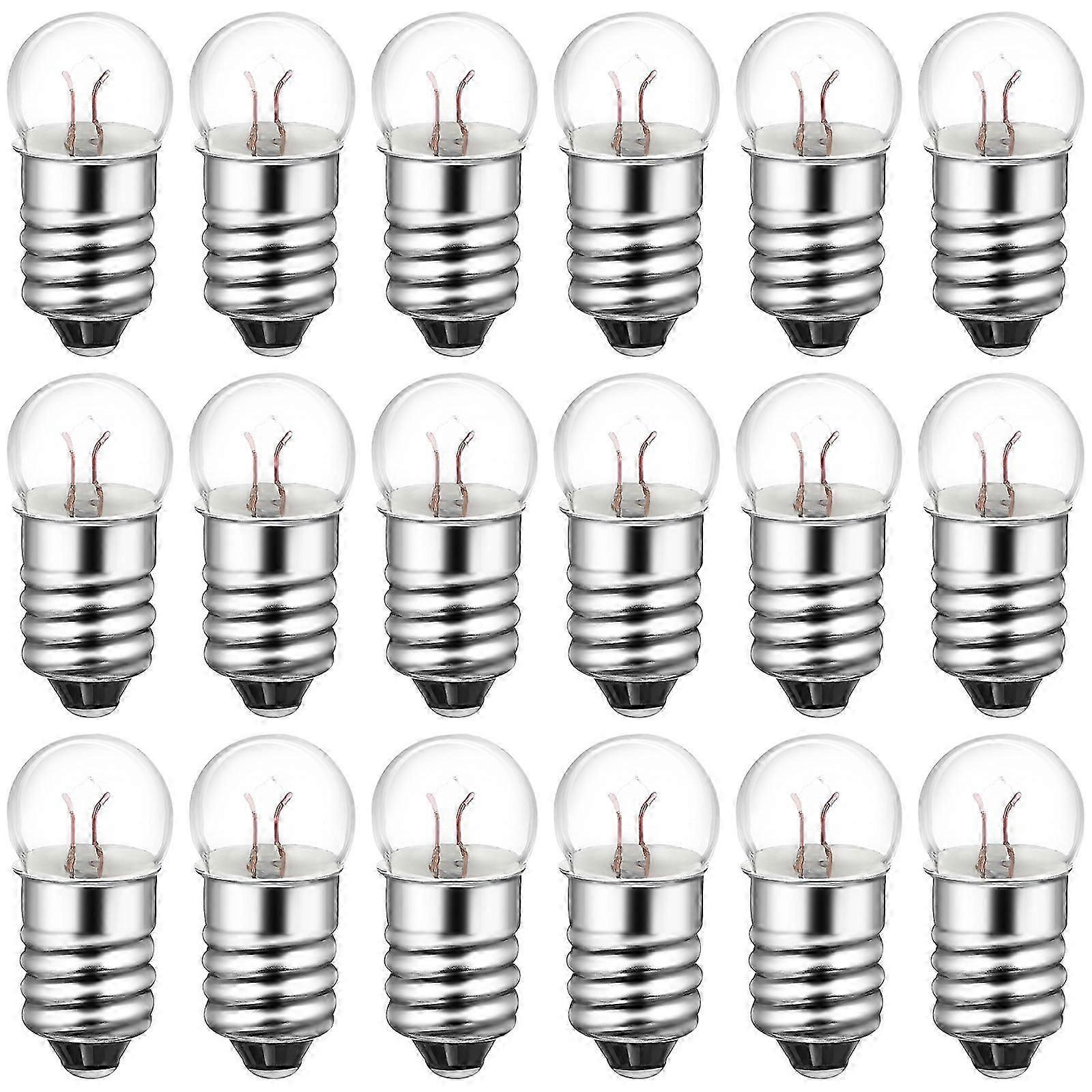 50pcs Small Light Bulbs Electrical Experiment Bulb Flashlight Light Bulb 1.5V