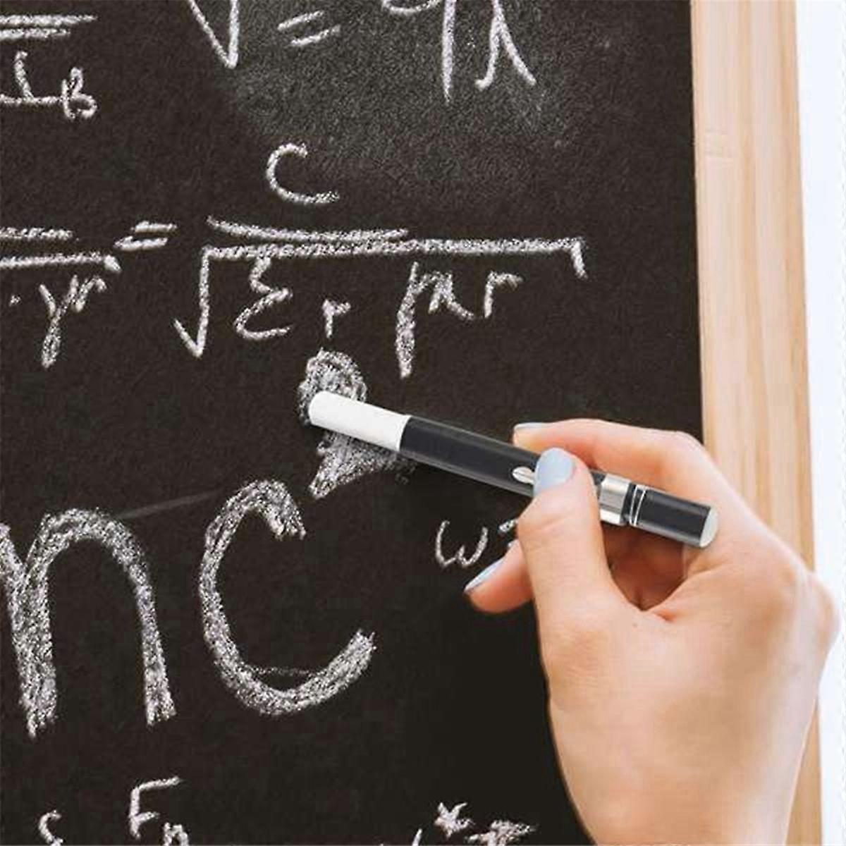 2 st Aluminiumlegering Krita Hållare Krita Set För Lärare Dammfri Krita Klipp Krita Extender Krita Klipp