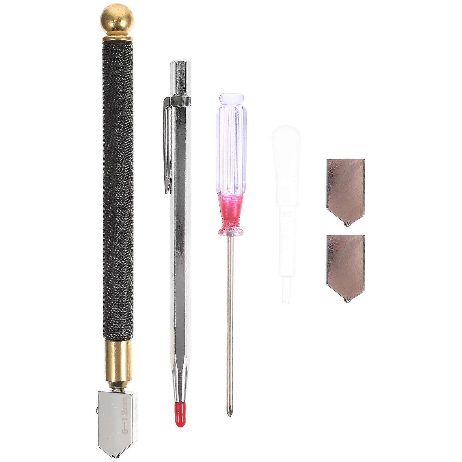 Pencil Style Glass Cutter for Glass Cutting 1Set Durable and Portable Tool