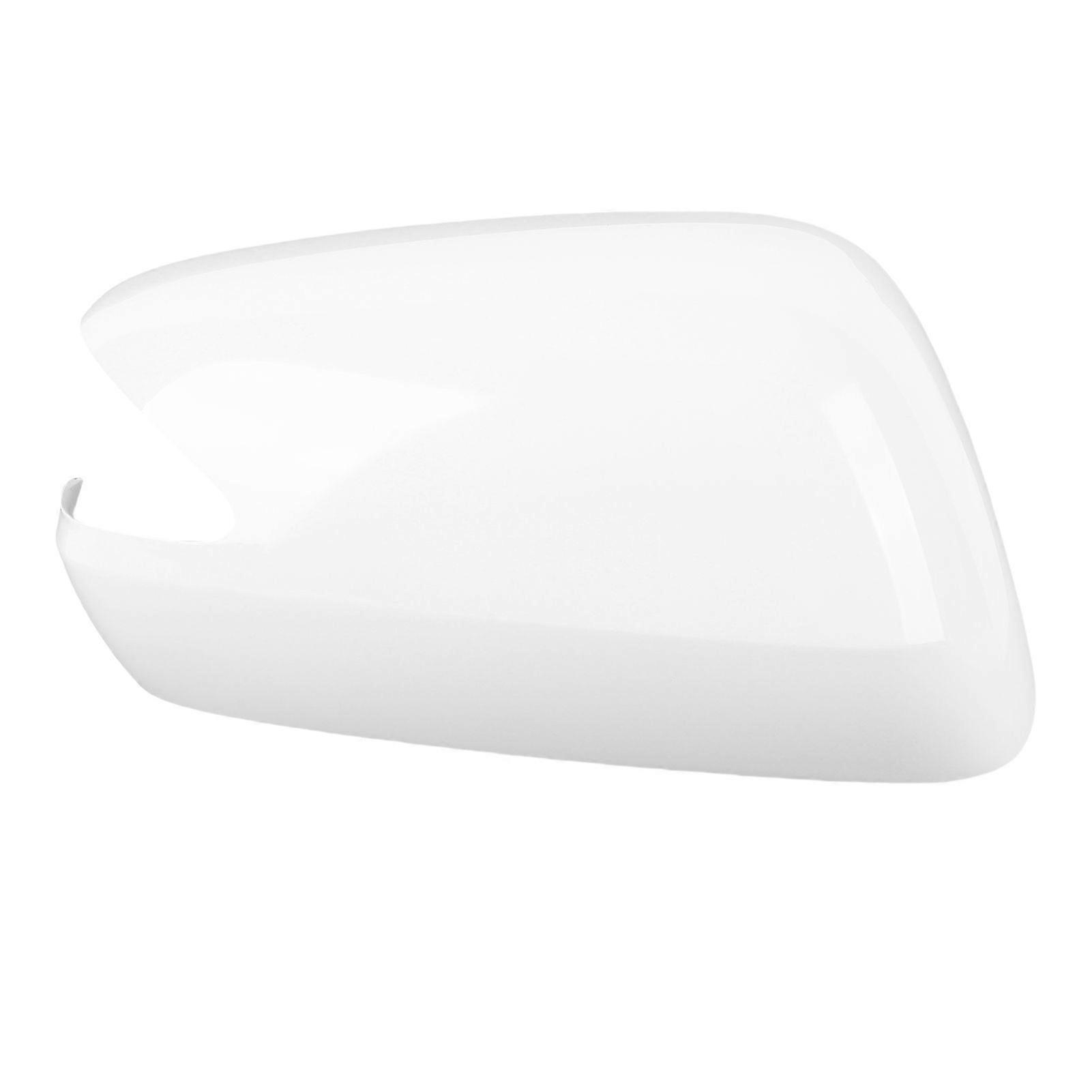 Side Rearview Mirror Cap Strong Protection White Weatherproof Replacement for Fit Jazz 2009-2013 Right (76201 TF0 E11) NO.4701