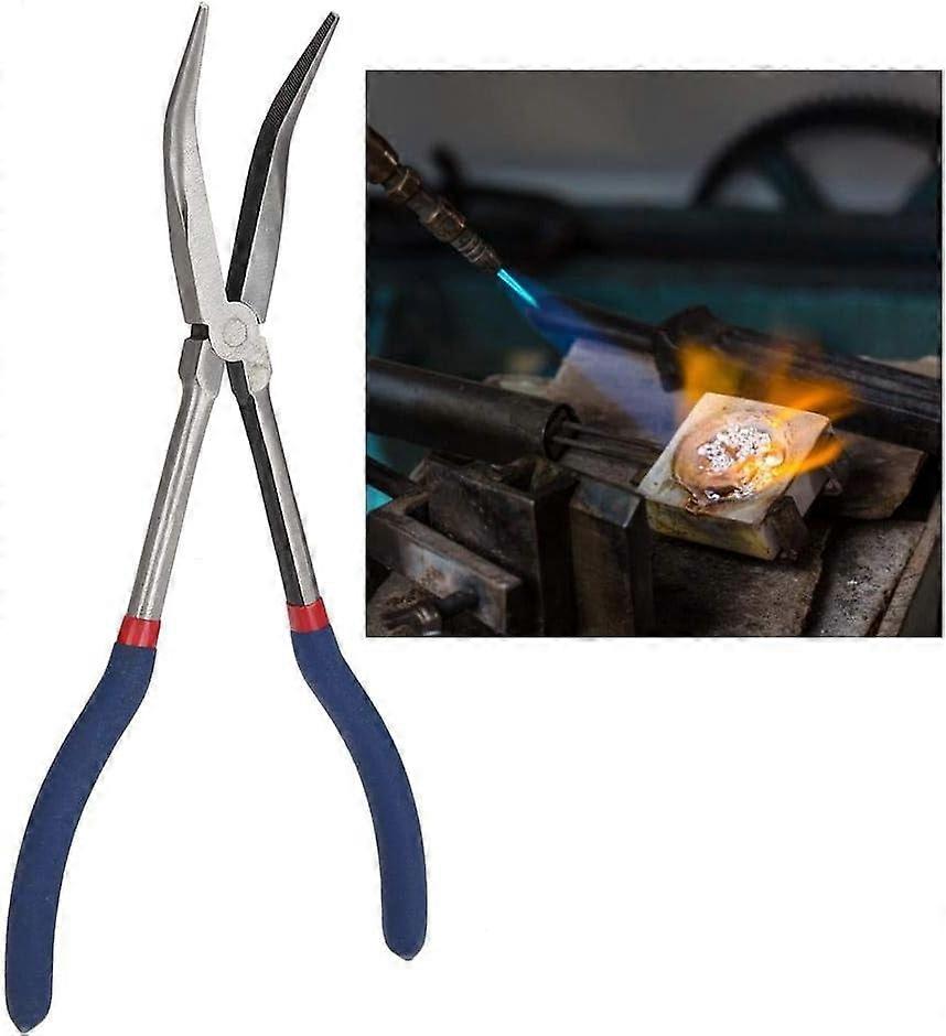 Portable Crucible Tongs, Compact & Lightweight Casting Tongs, Smelting Tools for Casting for Melting