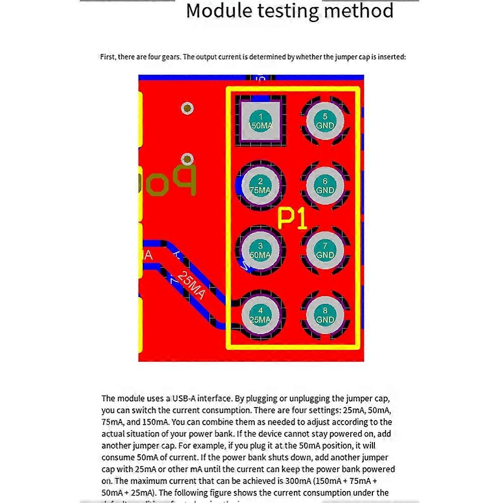 USB Power Bank Virtual Load Anti-Shutdown Module,USB Electronic Load Mobile Power Anti-Shutdown Module