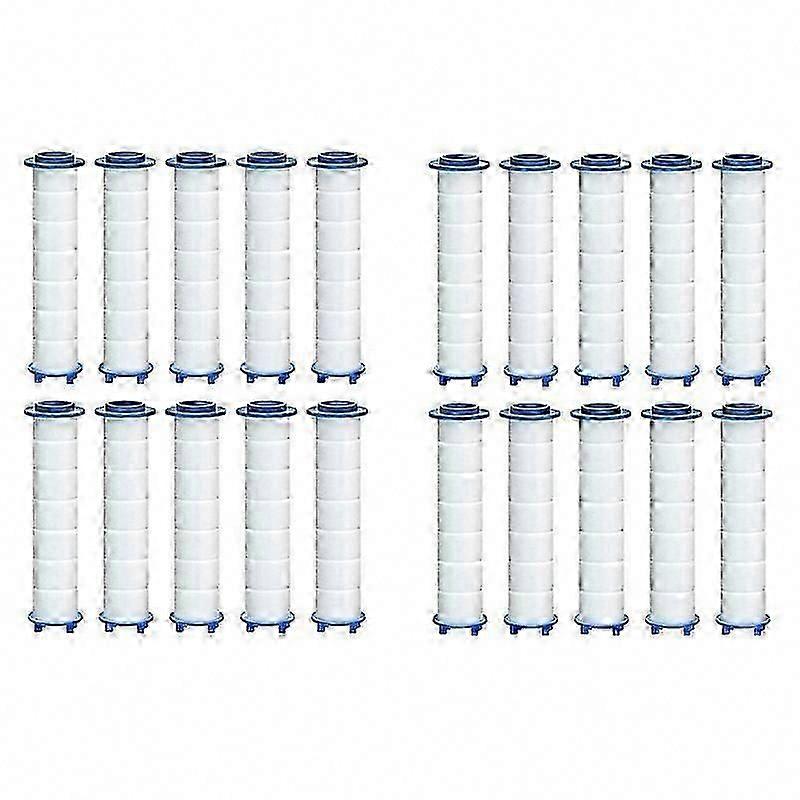 20pcs Shower Water Filter Replacement Cartridges to Remove Chlorine