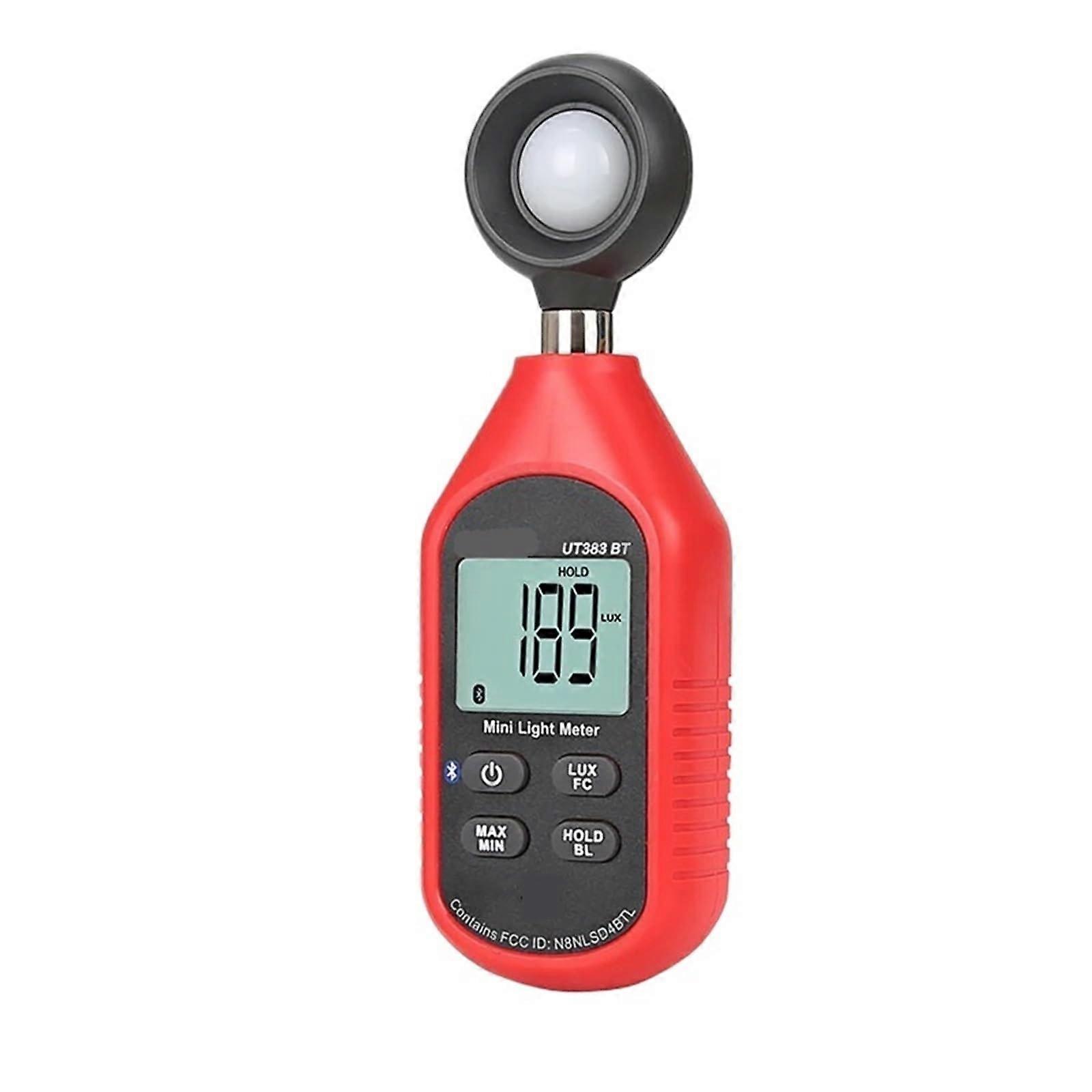 Digital Light Meter Lux 200,000 Illuminometer Photometer Bluetooth Environmental Tester