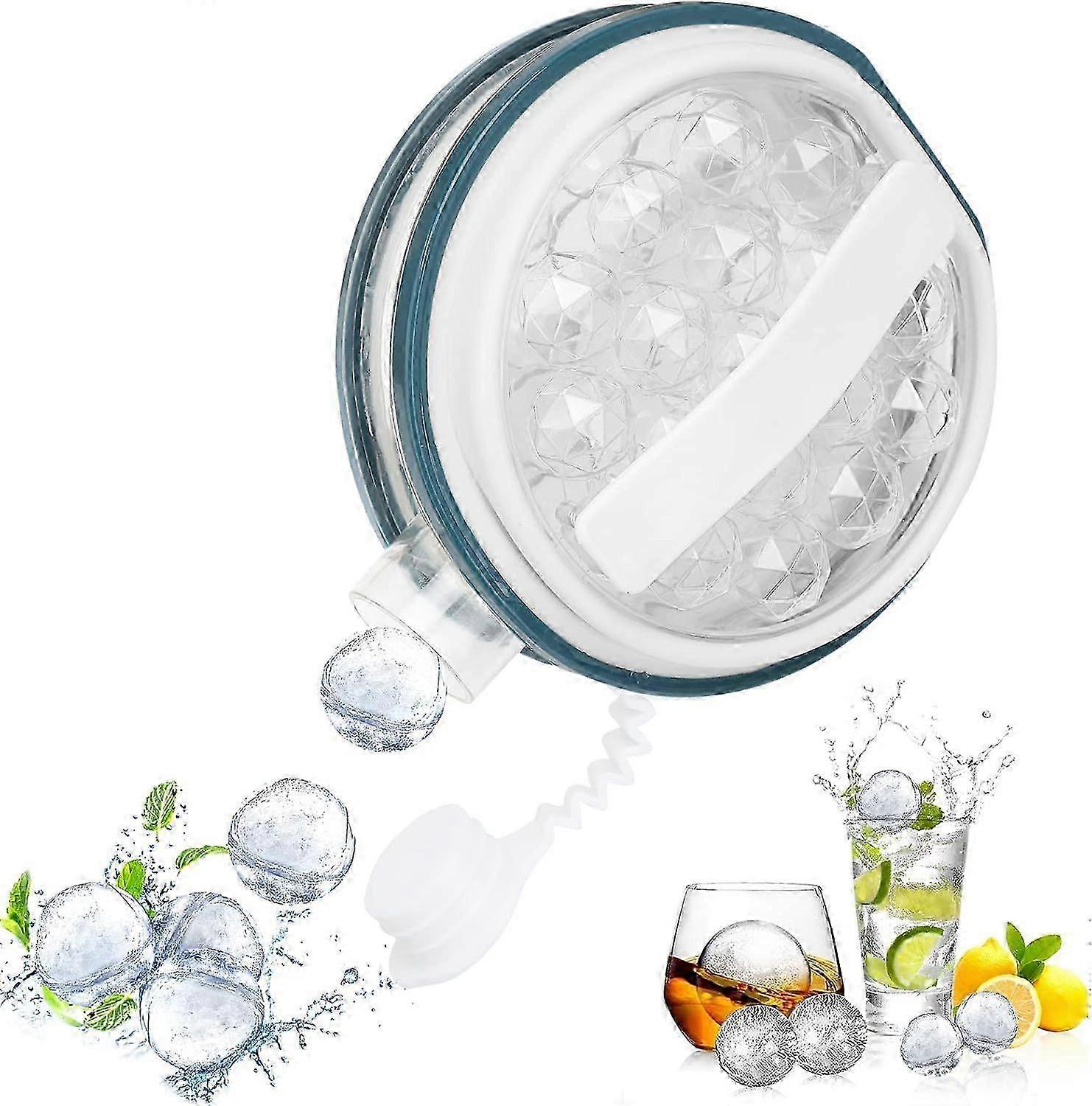 Silicone Ice Cube Tray, Portable Ice Cube Tray, 17 Compartments Ice Cube Tray