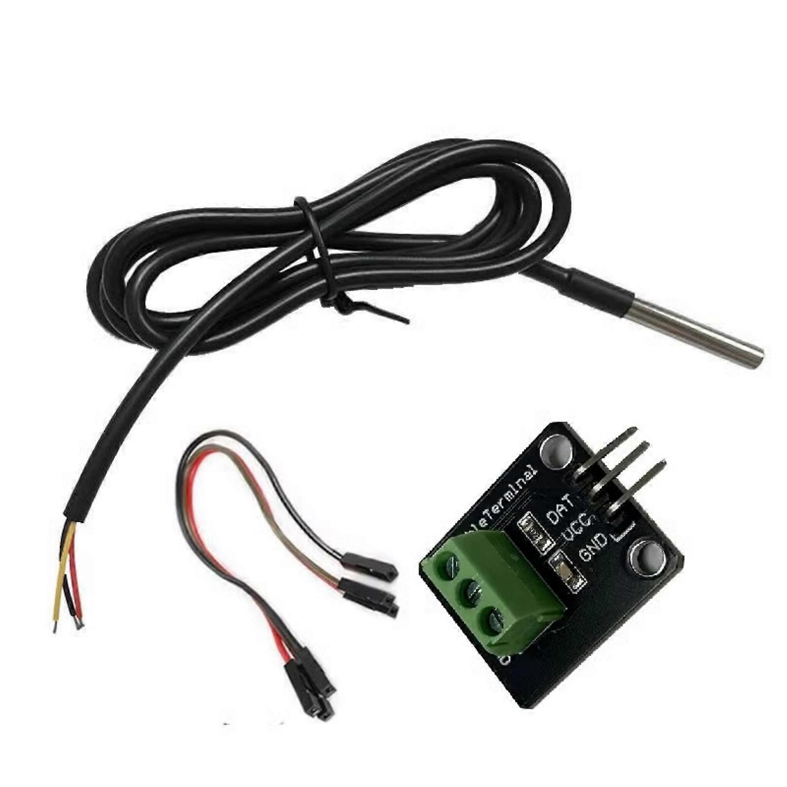 Industrial Temperature Measurement Module For Microcontrollers 3V 5.5V Operation Waterproof Sensorings Compatible Multicolor
