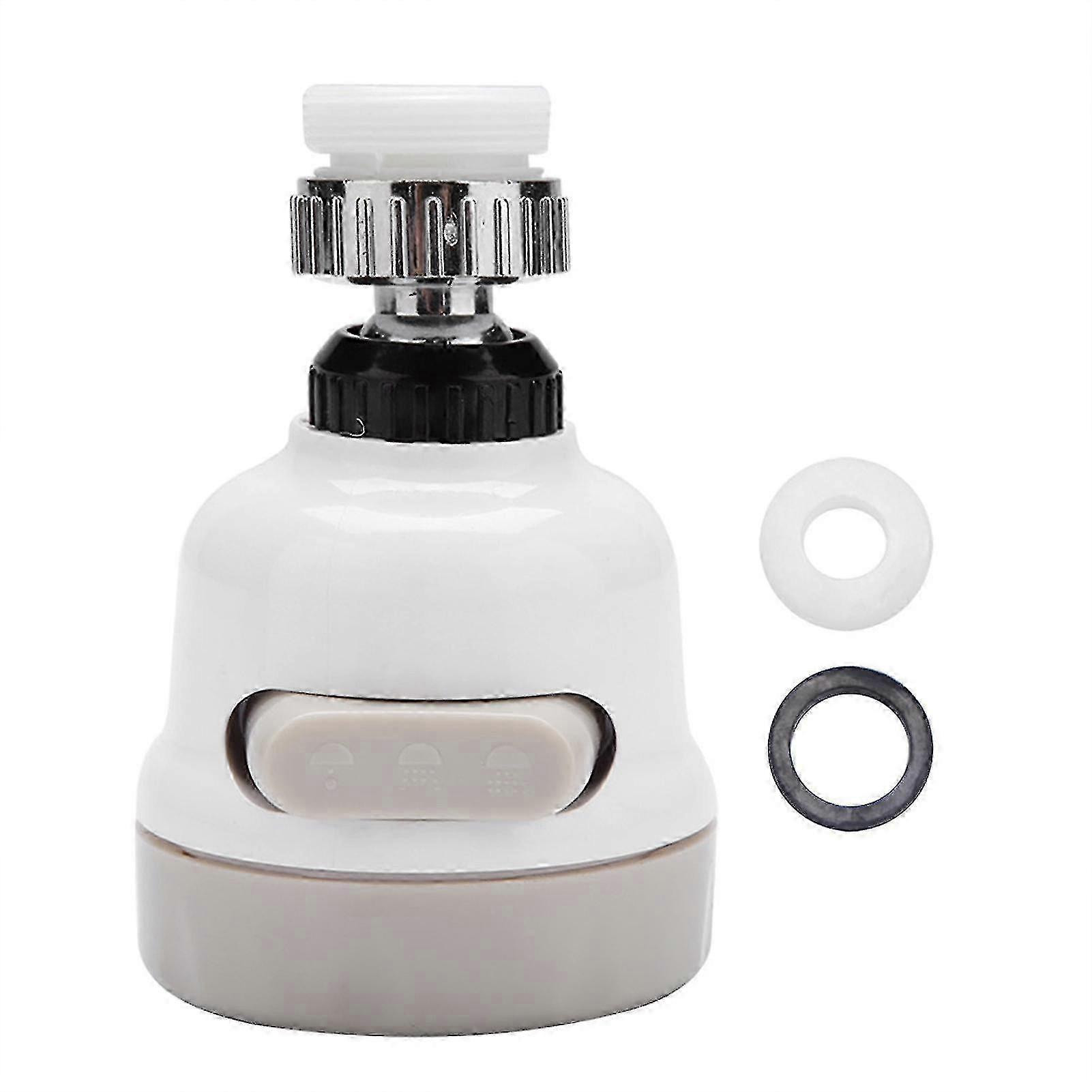 Adjustable 360° Rotatable Water Filter Faucet with Flexible Hose for Home Kitchen - Water Saving Sprayer