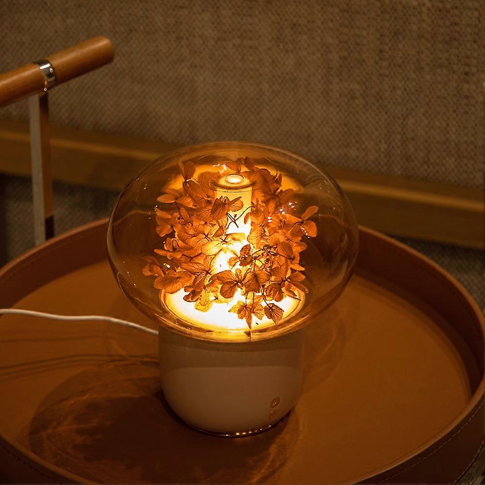 Everlasting Flower Aroma Diffuser with Humidifier and Colorful Night Light for Bedroom Desktop Atmosphere