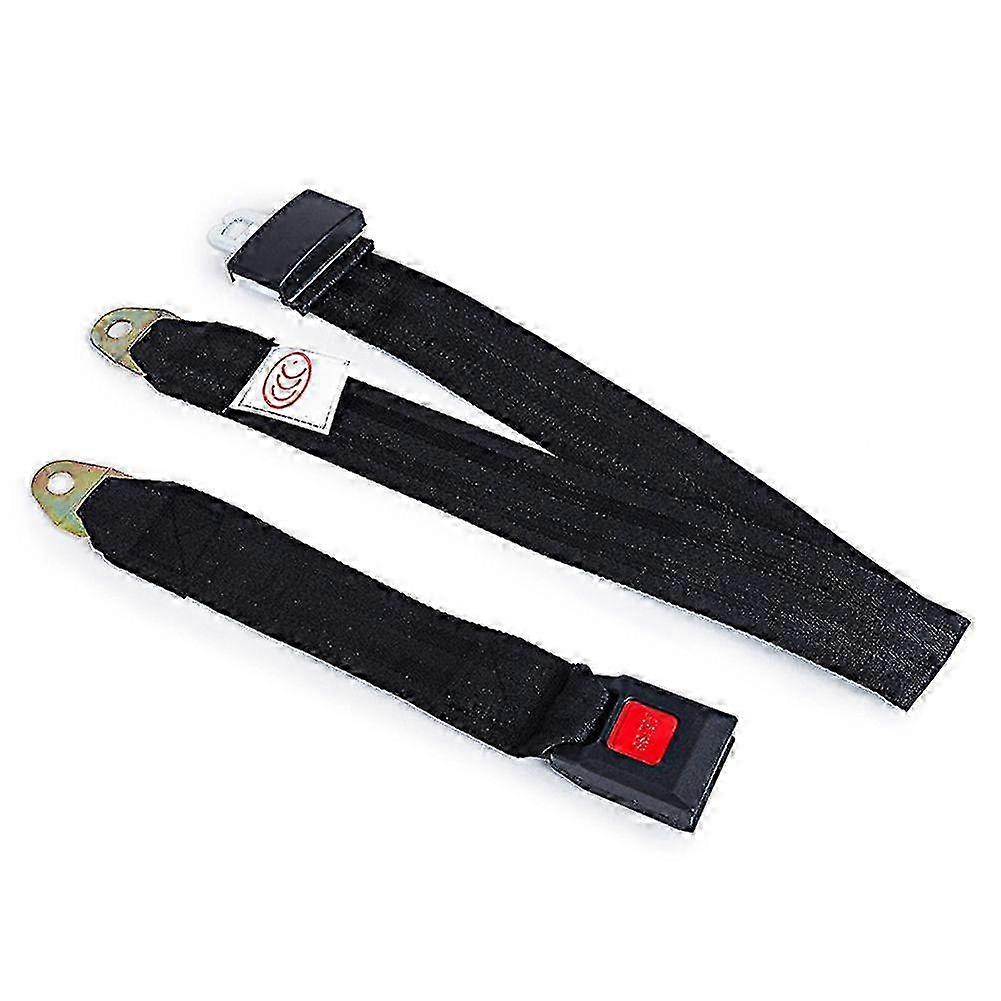 Car Auto Bus Seat Safety Belt Lap 2 Point Adjustable Retractable Universal Seatbelt-mxbc
