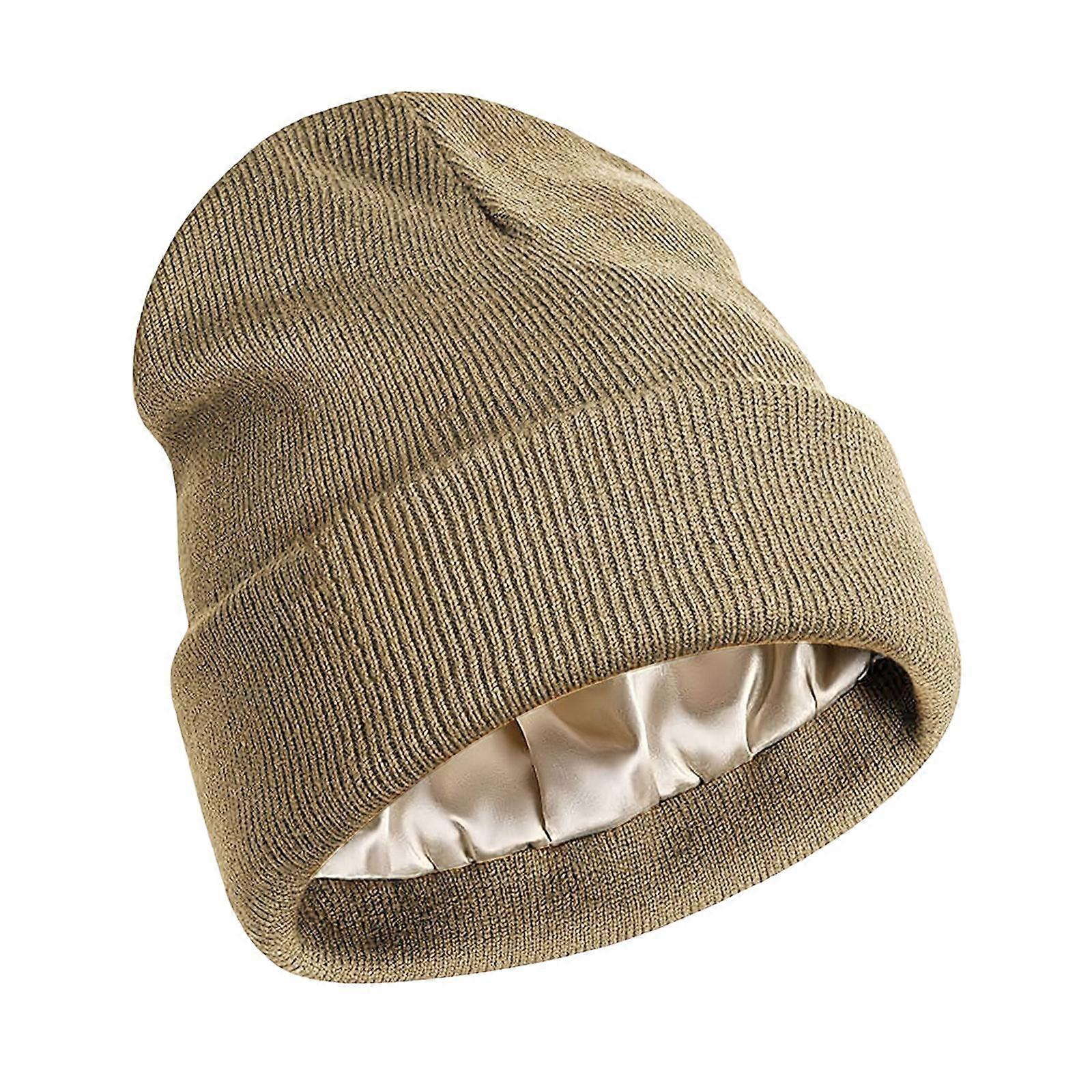 Winter Lining Knit Hat Multifunctional Soft Accessory Unisex Headwear