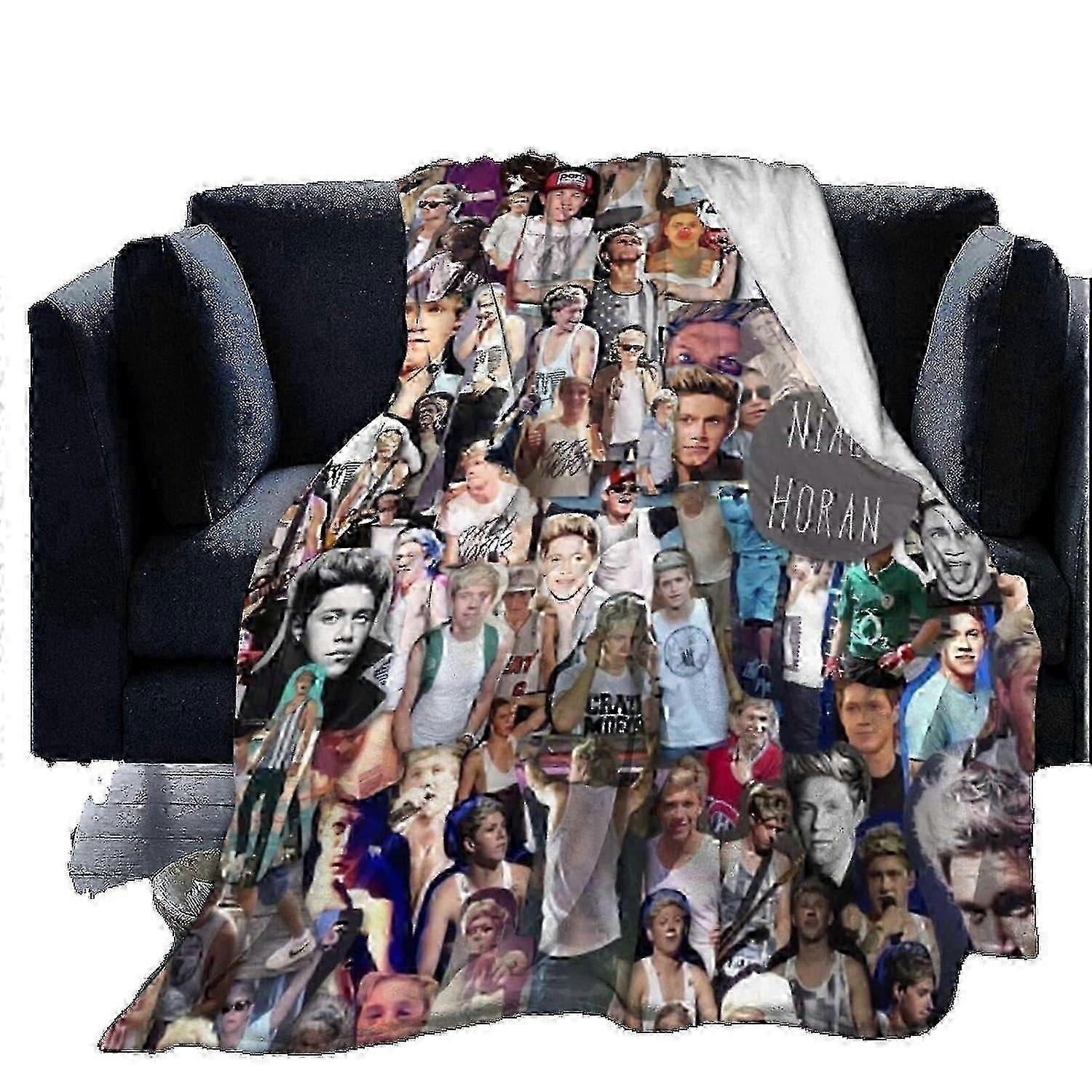 Irish Moving Fleece Blanket Niall Horan Ideal for Sofa Polar Fleece Air Conditioning Blanket Versatile Use for Home Travjvrivjh2507