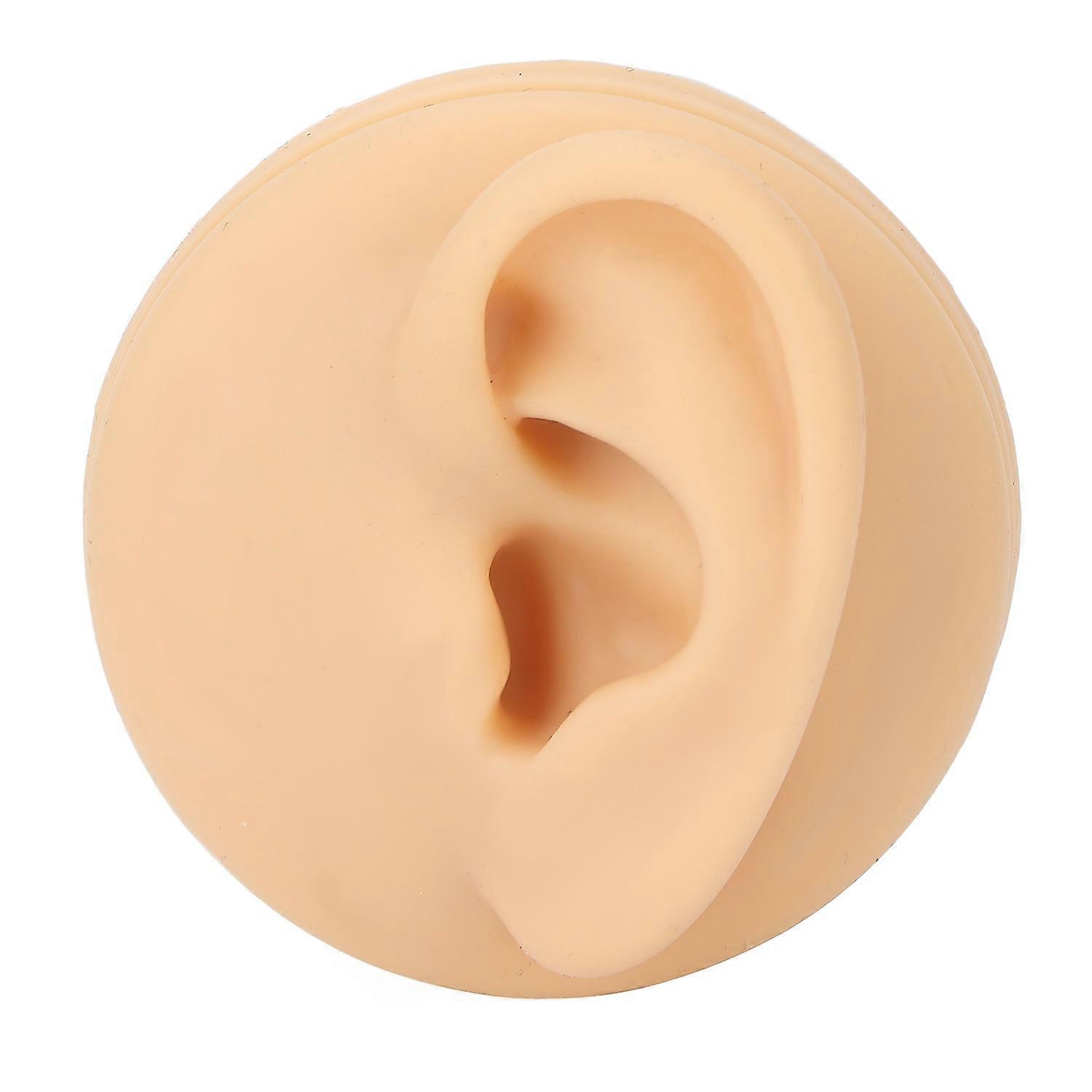Soft Silicone Left Ear Model Ear Acupuncture Practice Model Simulation Ear Display Model