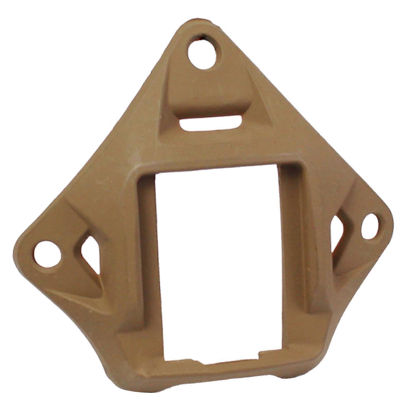 Hjelm NVG Mount Base Adapter Shroud med 3-hull, hjelm NVG monteringstilbehør for rask hjelm gjørmefarge