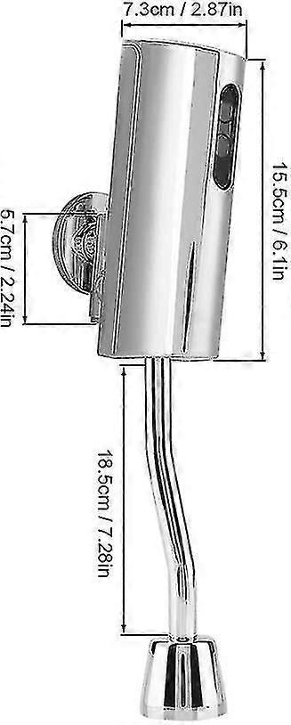 Automatic Urinal Flush Valve Wall Mount Sensor Smart Touchless Urinal Flush Valve For Bathroom Water Saving Car Urinal Flush Kit