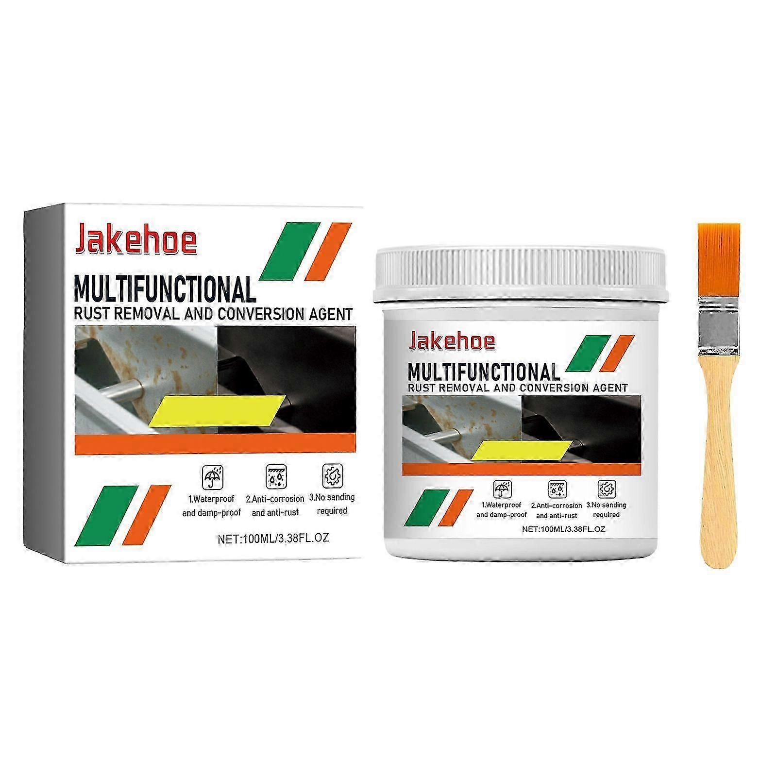 Jakehoe Multi-Functional Rust Removal And Conversion Agent Series Rust Anti-Corrosion And Rust Removal Primer For Iron Sheet Roofs And Color Steel Til