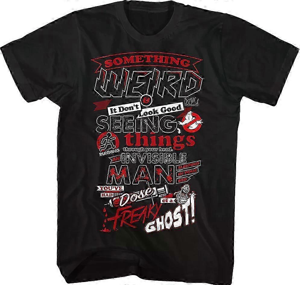 Lyrics Ghostbusters T-shirt Rockinstone