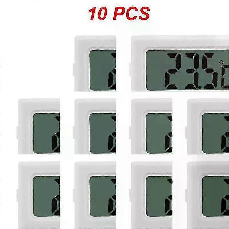 1~20PCS Mini LCD Digital Thermometer with Waterproof Probe Indoor Outdoor Convenient Temperature Sensor for Refrigerator Fridge