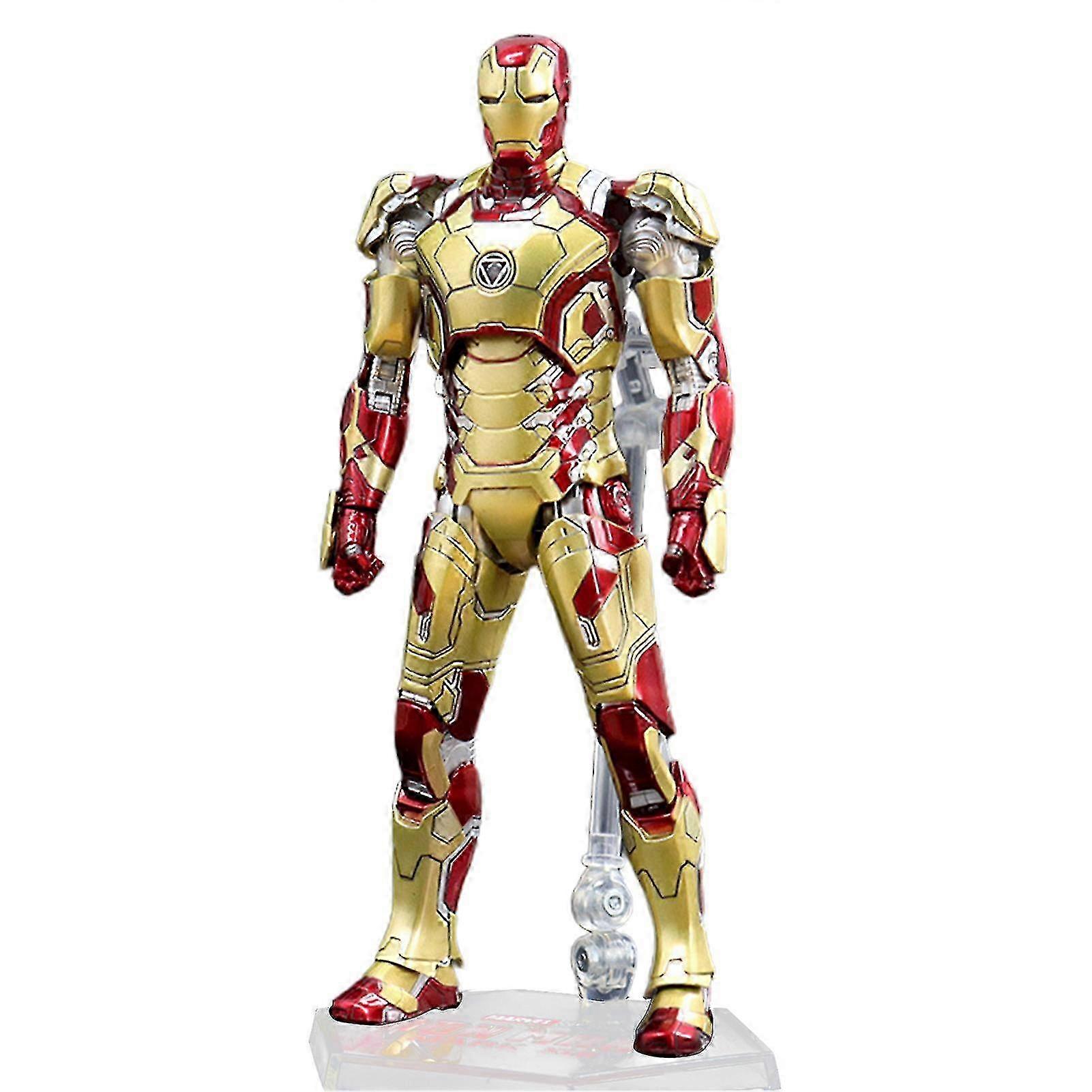 Iron Man Figure Movable Joint Character Miniature Figurine MK1 MK2 MK3 MK4 MK5 MK6 MK7 MK42 MK50 Action Figure Hobby Collection