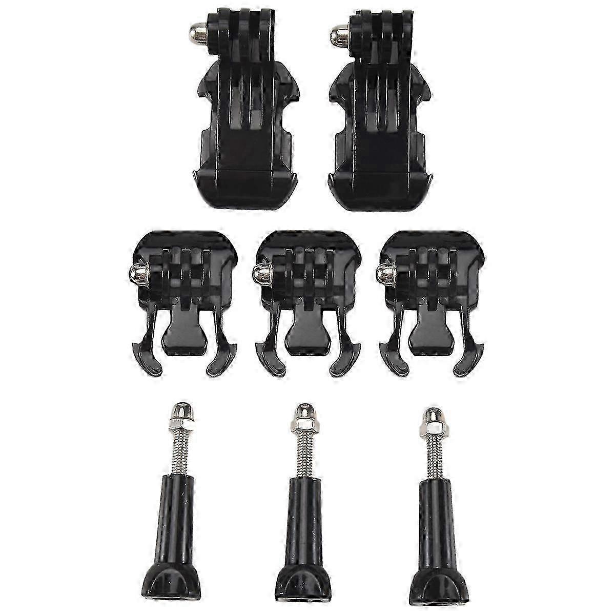 Eight in one Accessory Kit for Gopro,Clip Basic,J-Hook Buckle Mount,Screw
