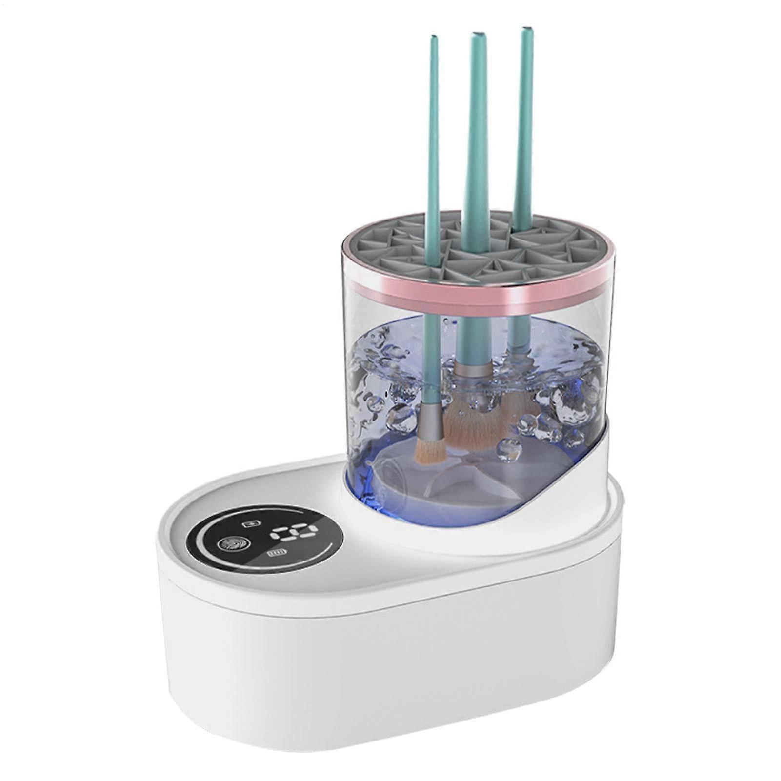 Electric Makeup Brush Cleaner Machine with Quick Drying for All Brush Types, USB Rechargeable
