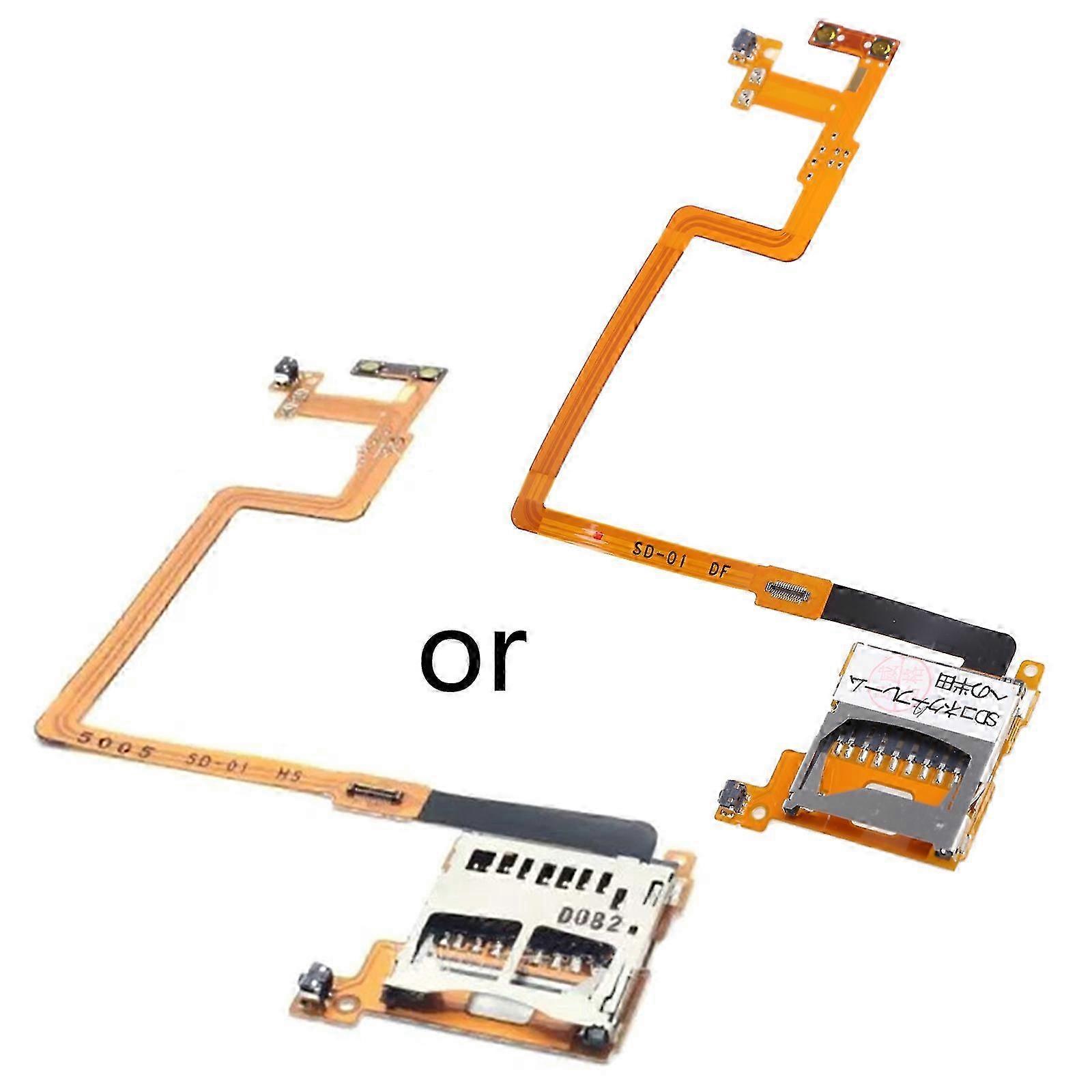 L/R Shoulder Button Module Flex Cable SD Card Reader Slot L R Keypad Ribbon Cable Replacement Accessory for NDSi