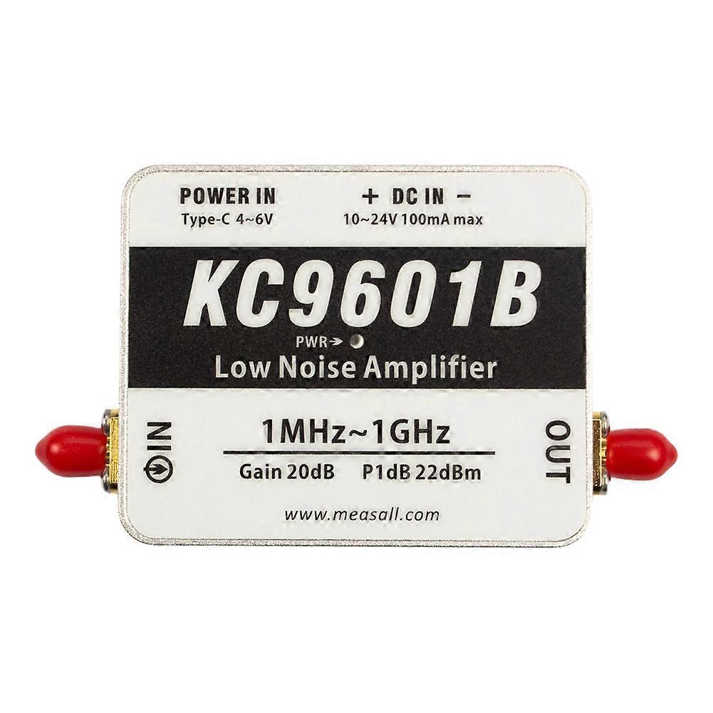 KC9601B 1-1000MHz Low Noise Amplifier High Linearity LNA Module 21dB High Gain Type-C Power Supply